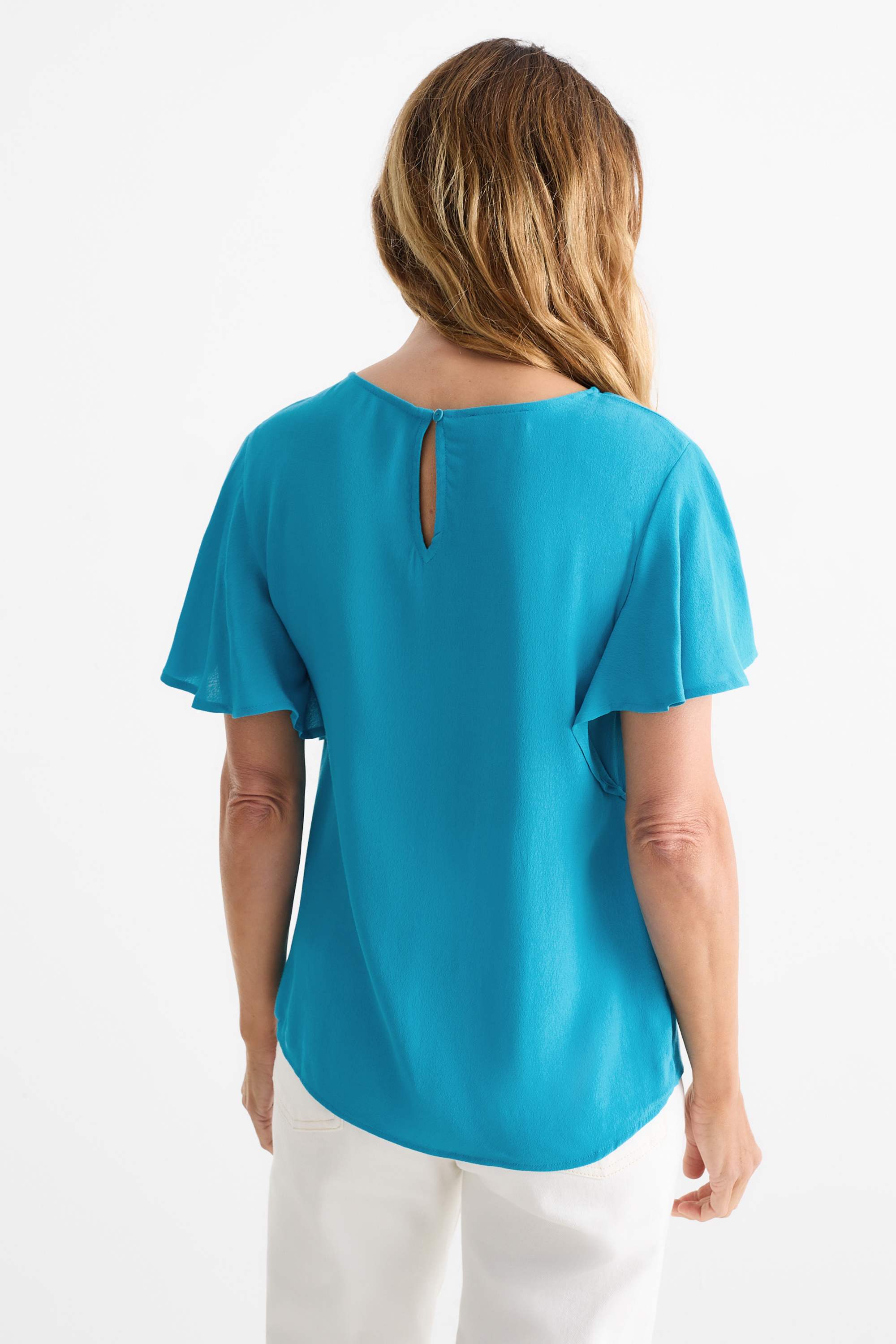Blouse turquoise