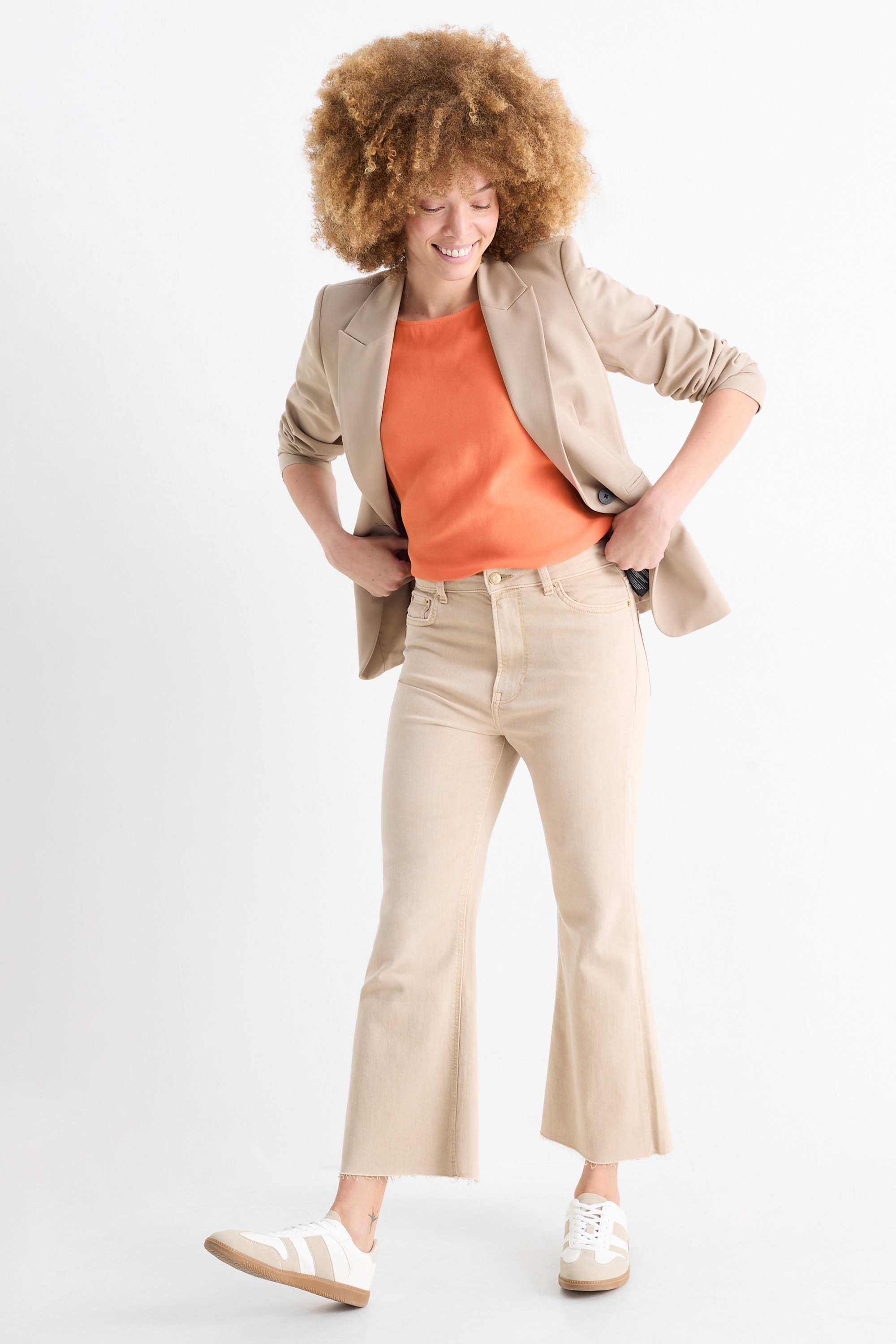 Blouse orange