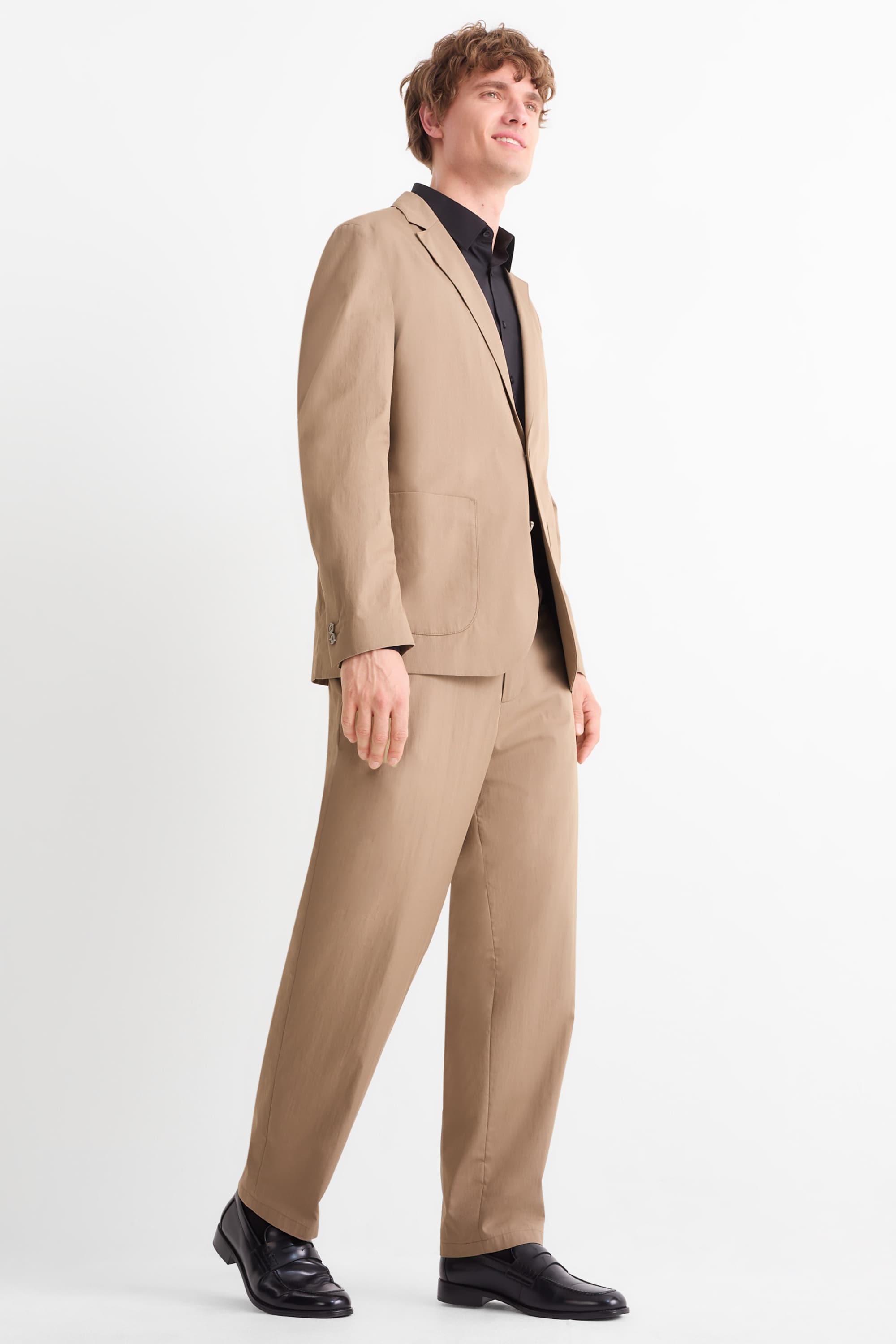 Mix & match suit trousers - regular fit light brown