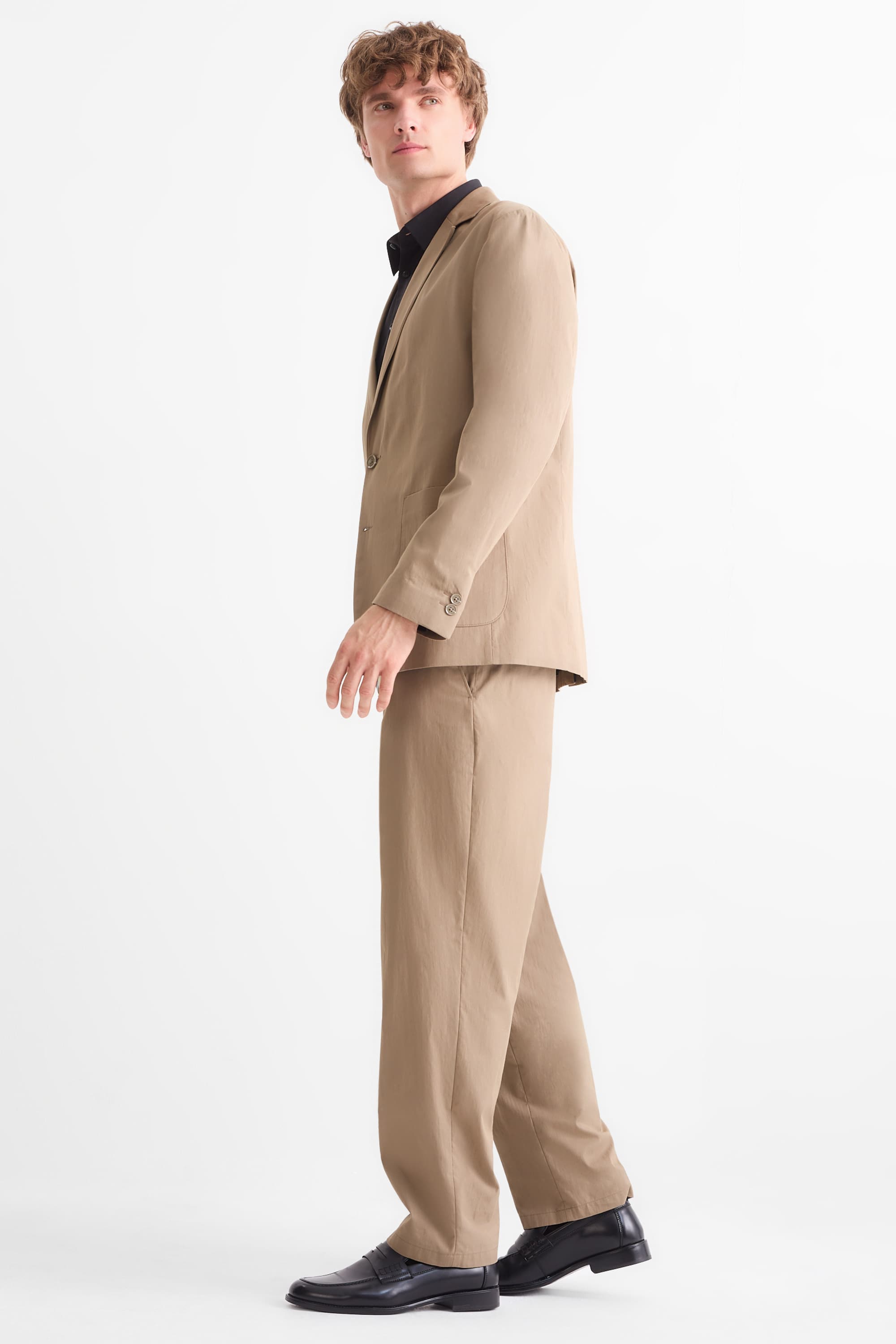 Mix & match suit trousers - regular fit light brown