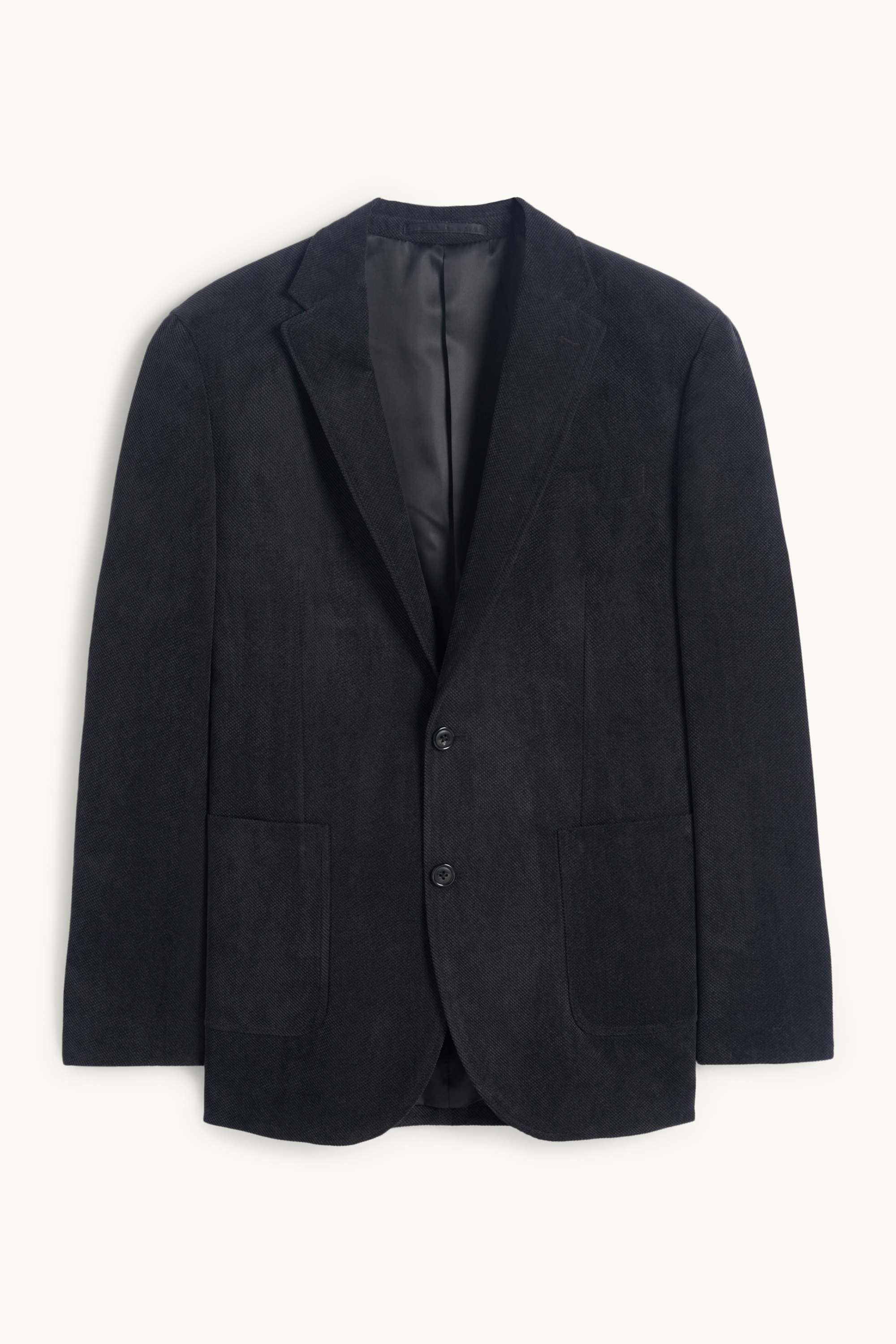 Tailored jacket - regular fit - textured dark gray (1)