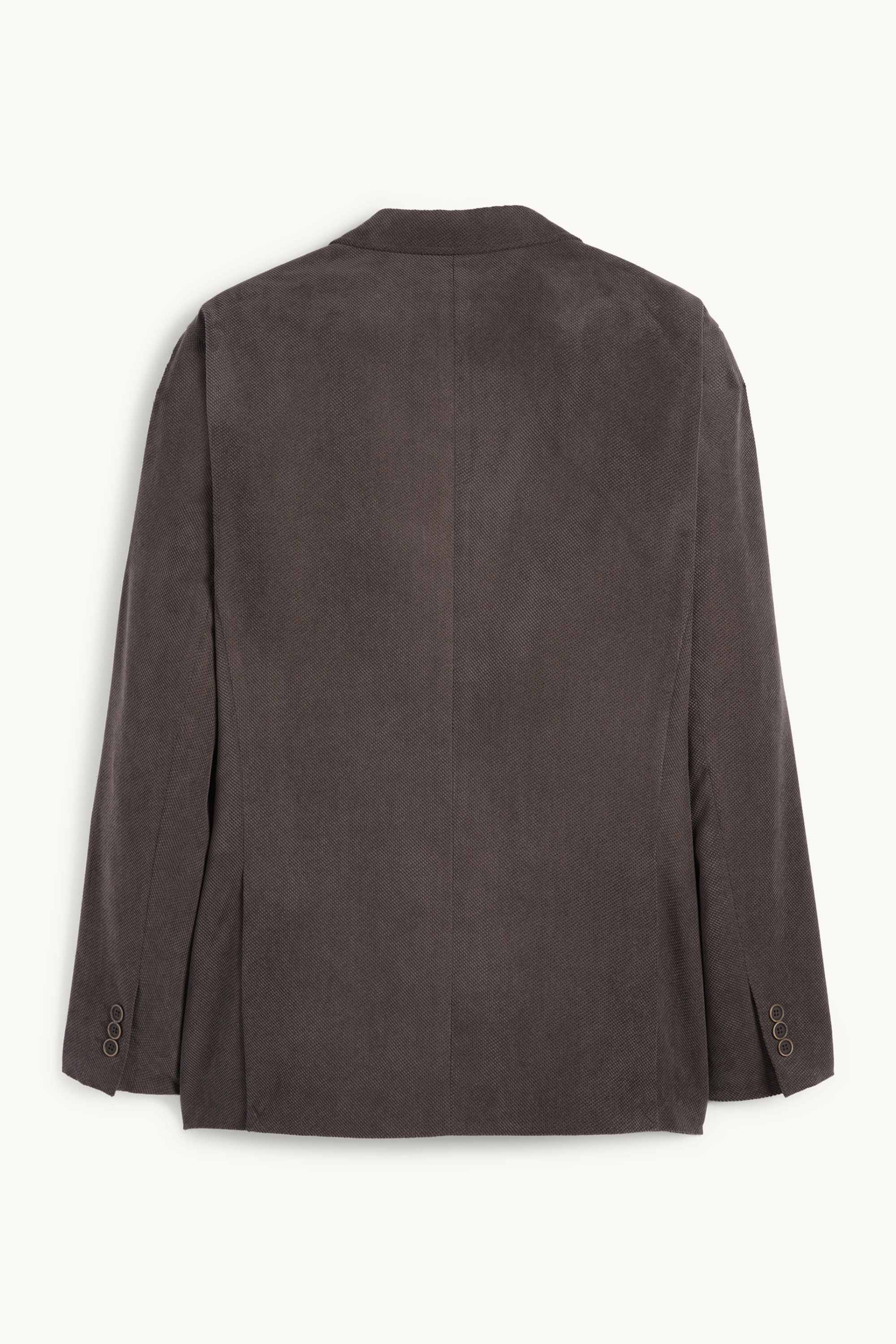 Tailored jacket - regular fit - textured dark gray (4)