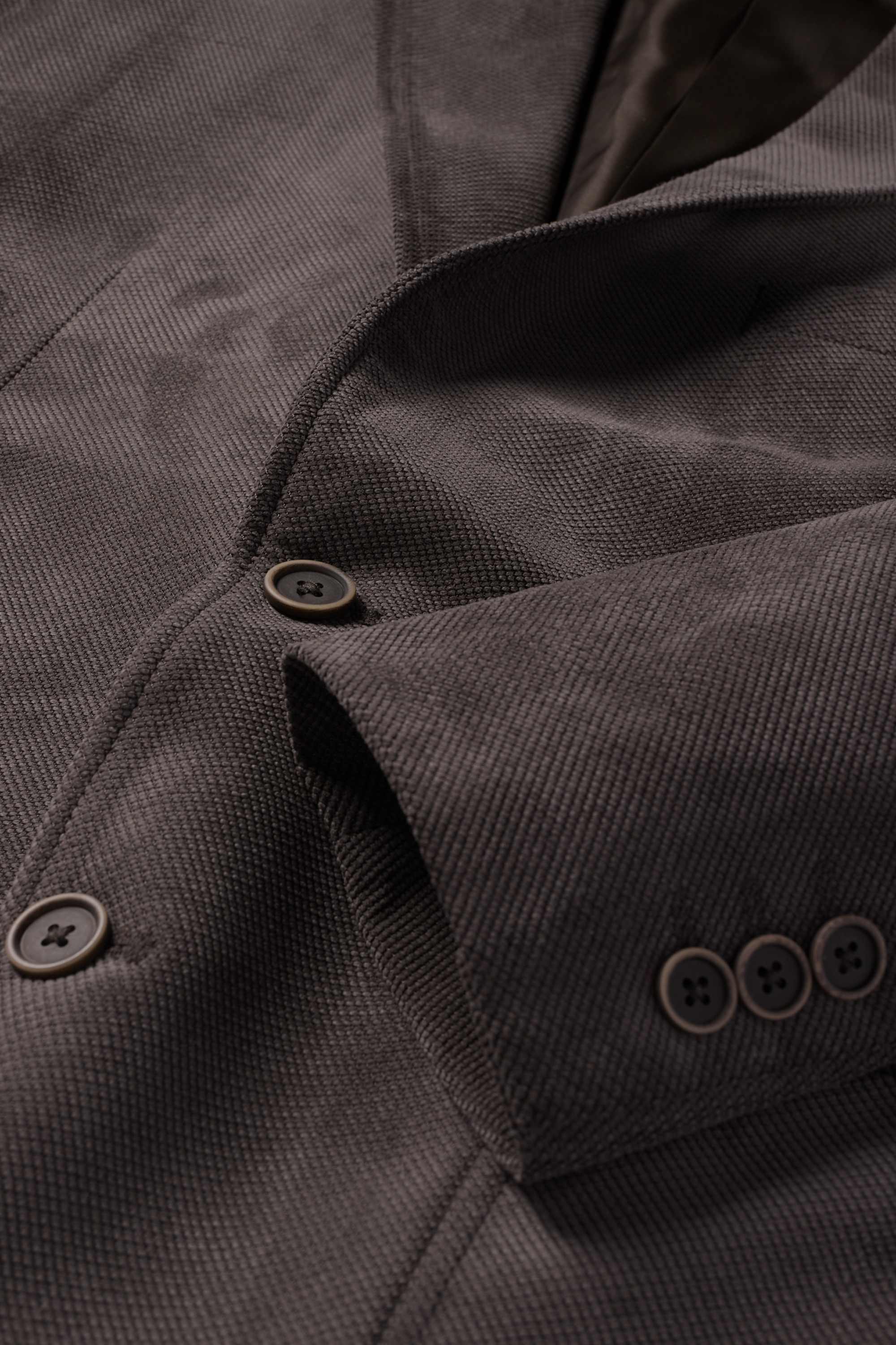 Tailored jacket - regular fit - textured dark gray (4)