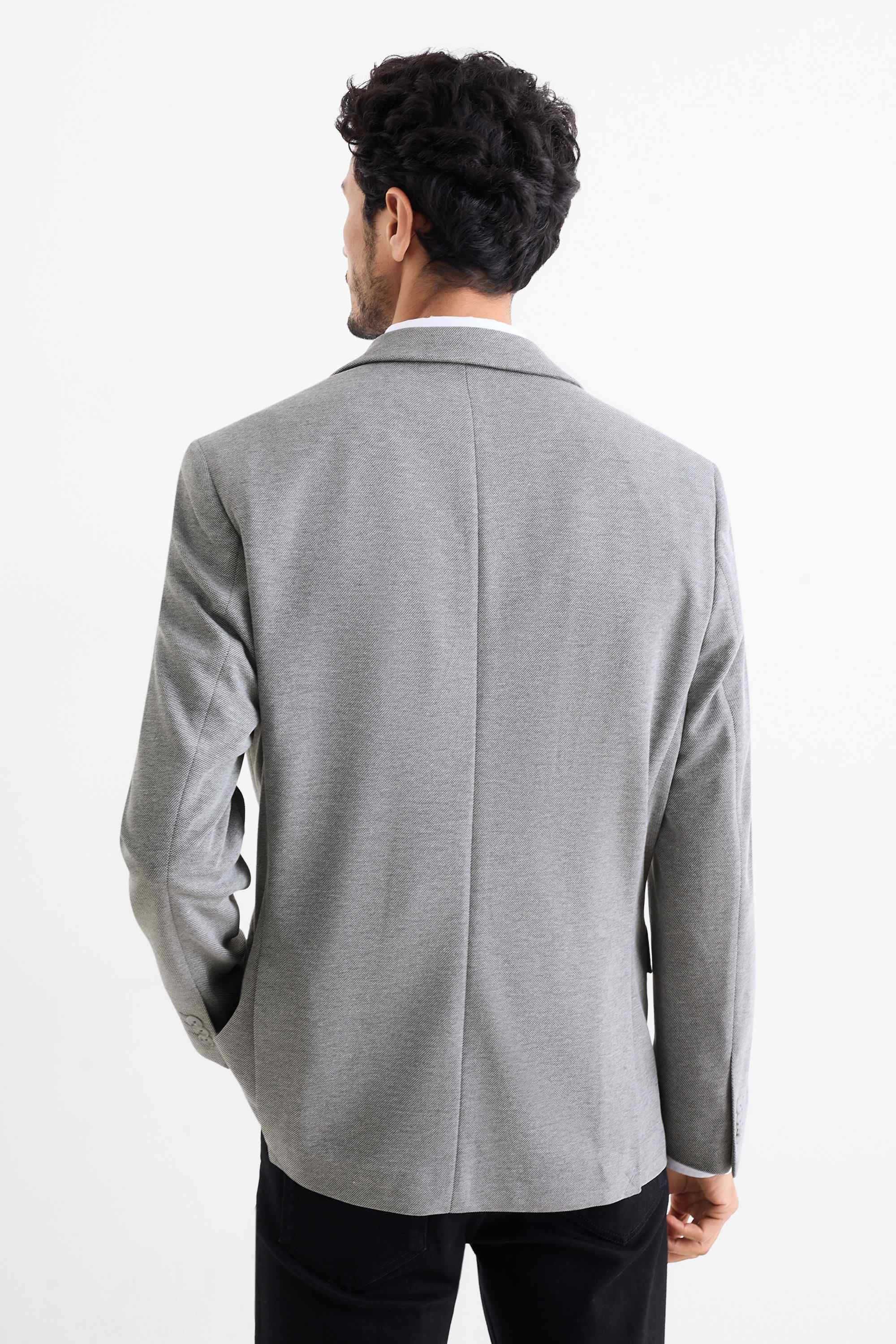Mix & match tailored jacket - slim fit gray