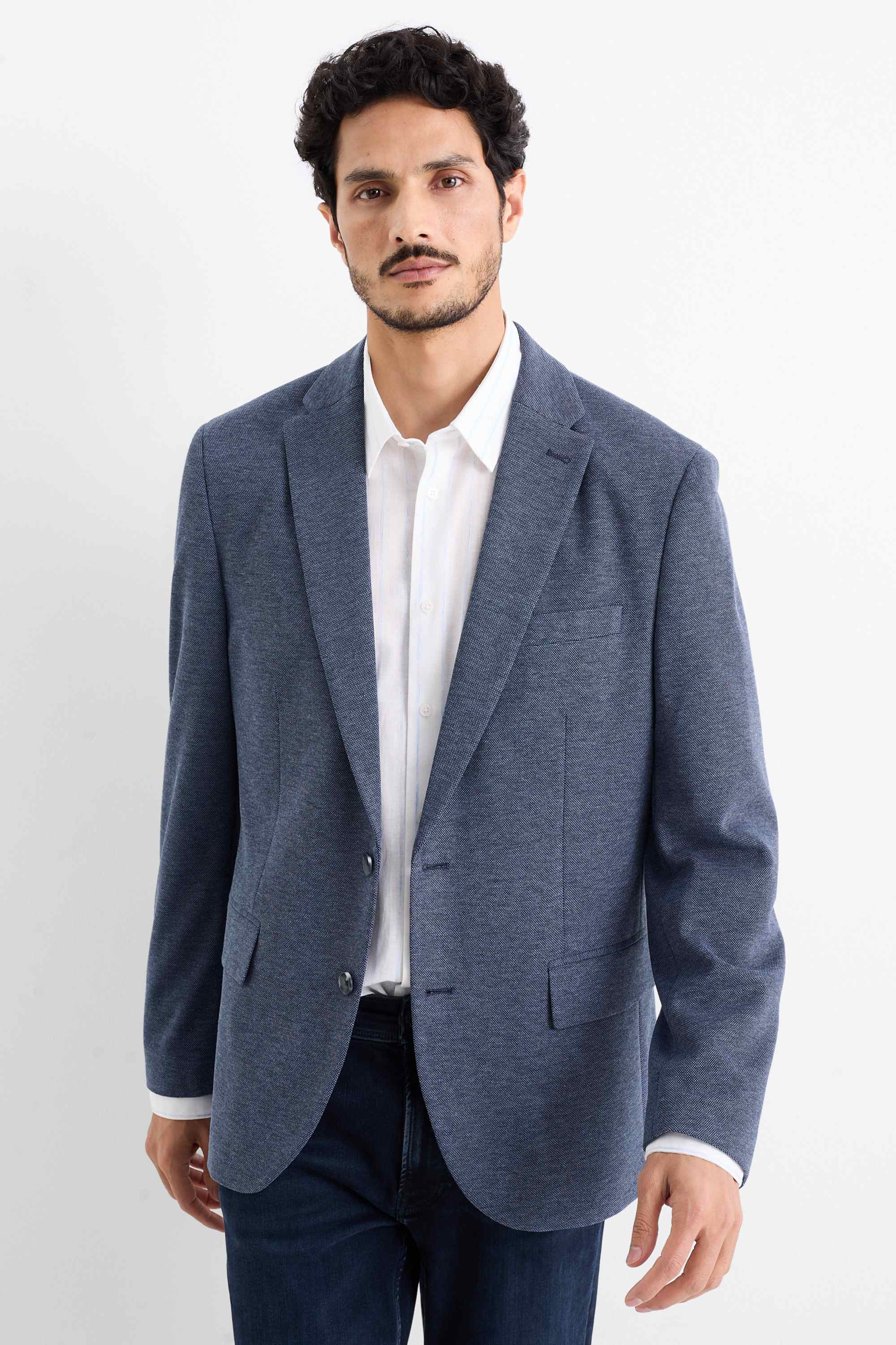Mix & match tailored jacket - slim fit dark blue