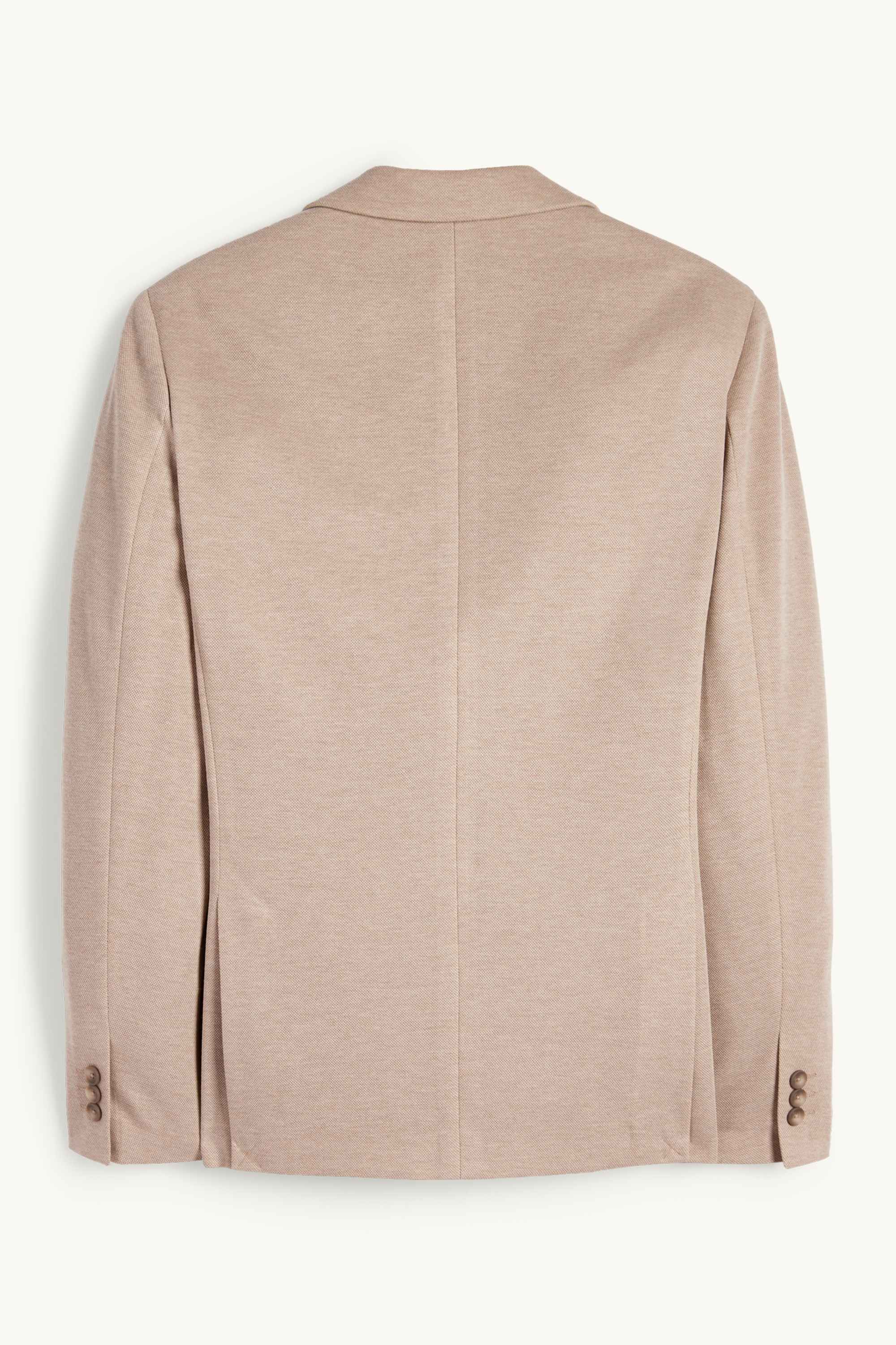Tailored jacket - slim fit - Flex beige