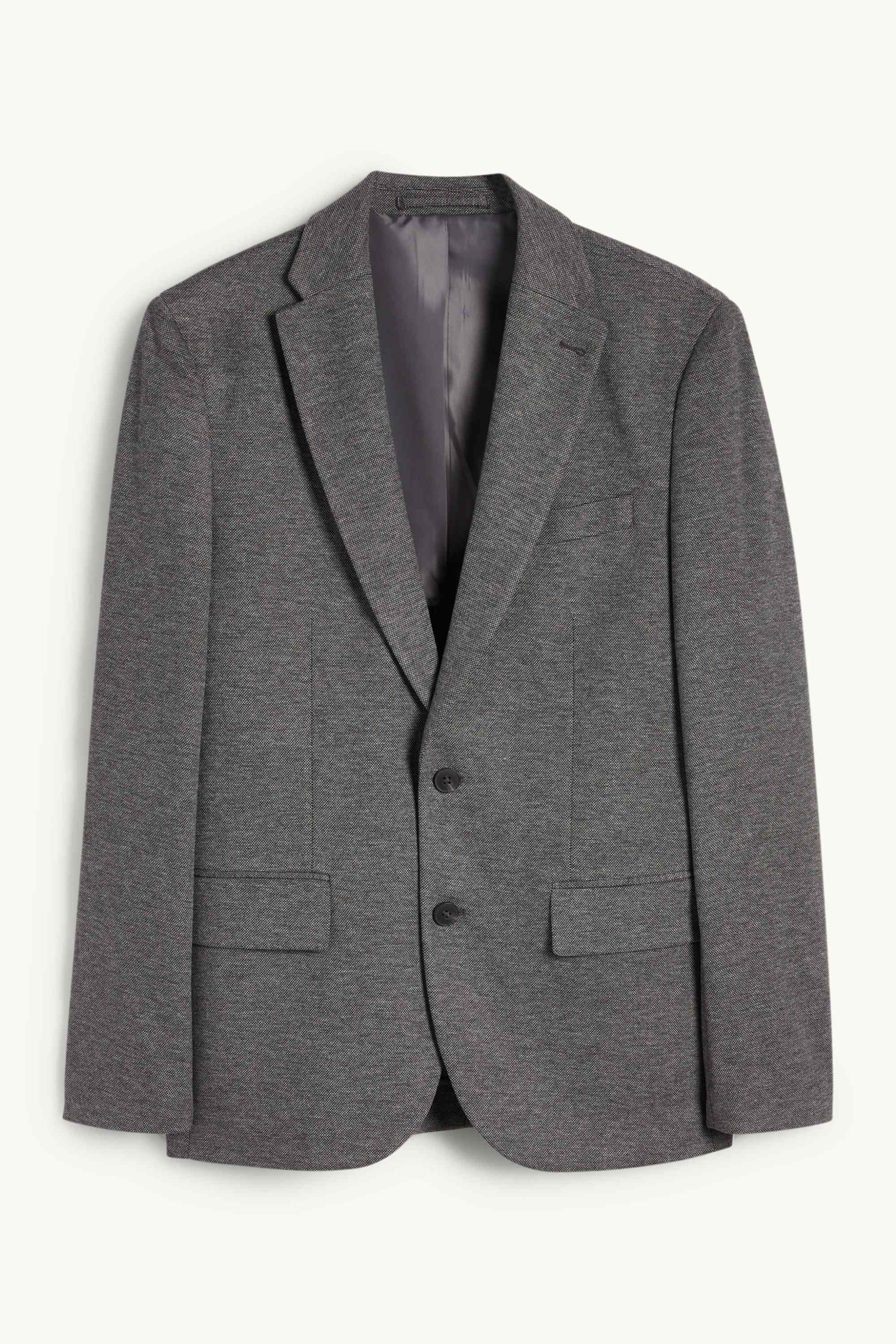 Tailored jacket - slim fit - Flex dark gray