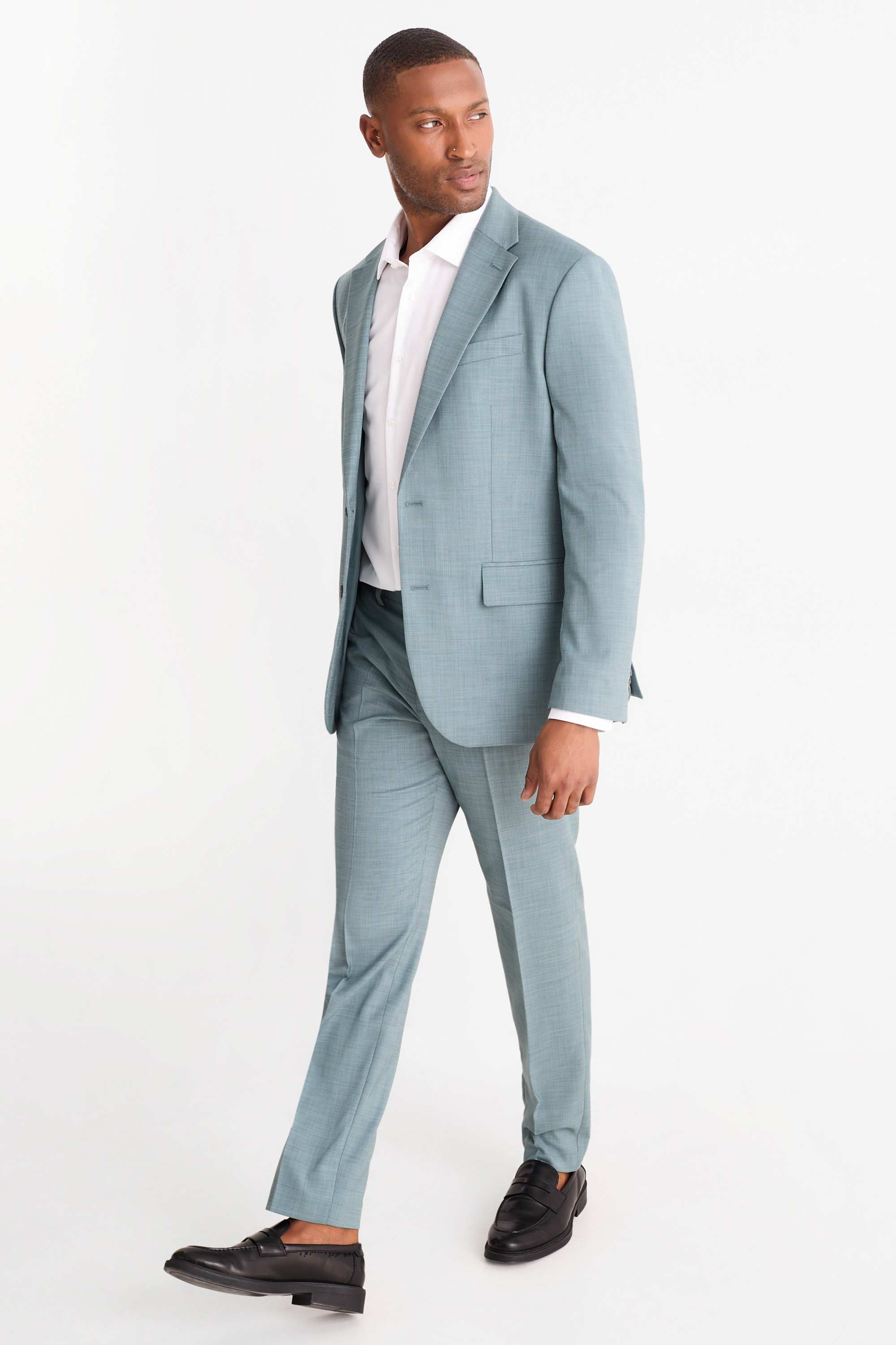 Mix & match tailored jacket - regular fit - Flex turquoise