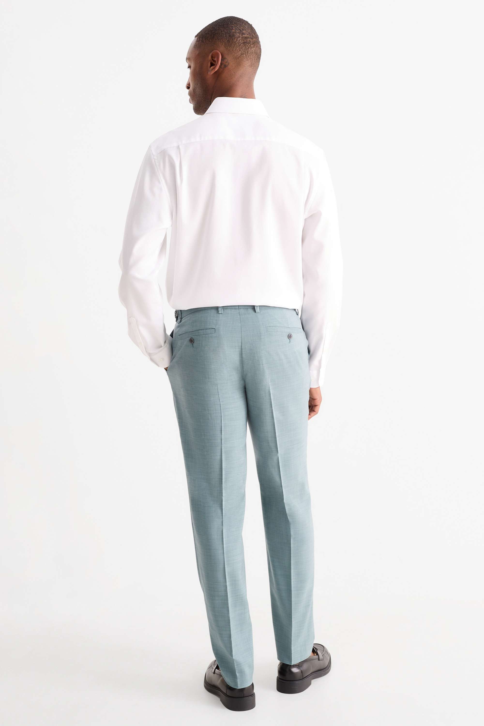Mix & match suit trousers - regular fit - Flex turquoise