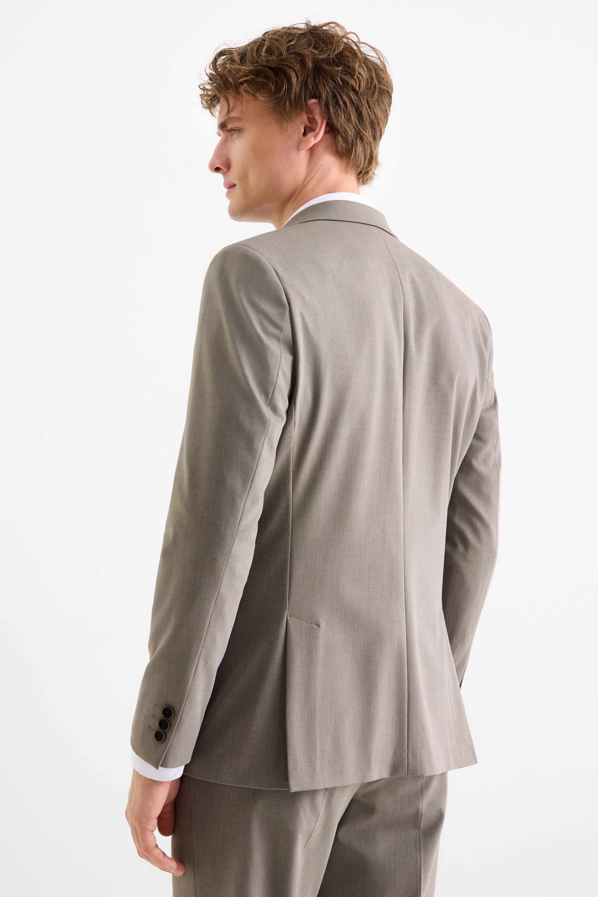 Mix & match tailored jacket - slim fit - Flex beige