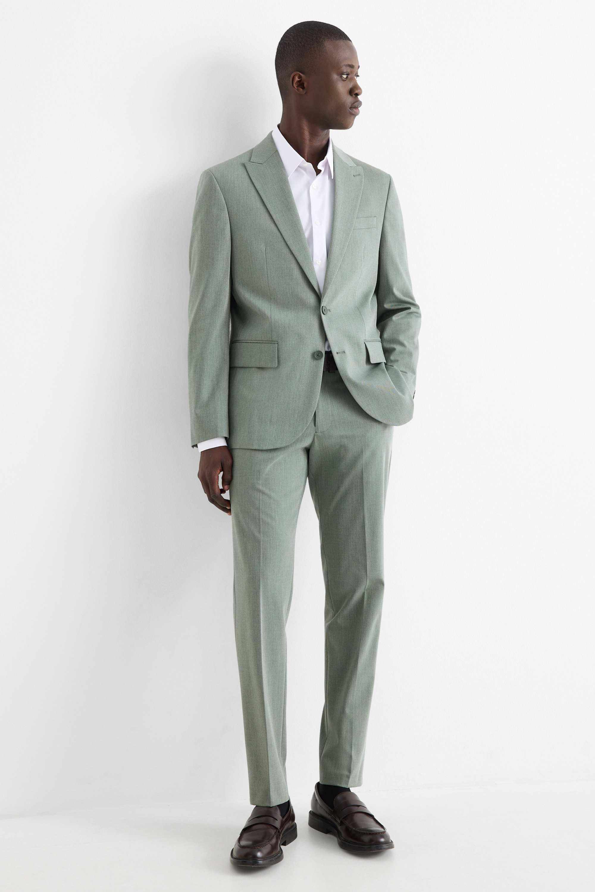 Mix & match tailored jacket - slim fit - Flex green