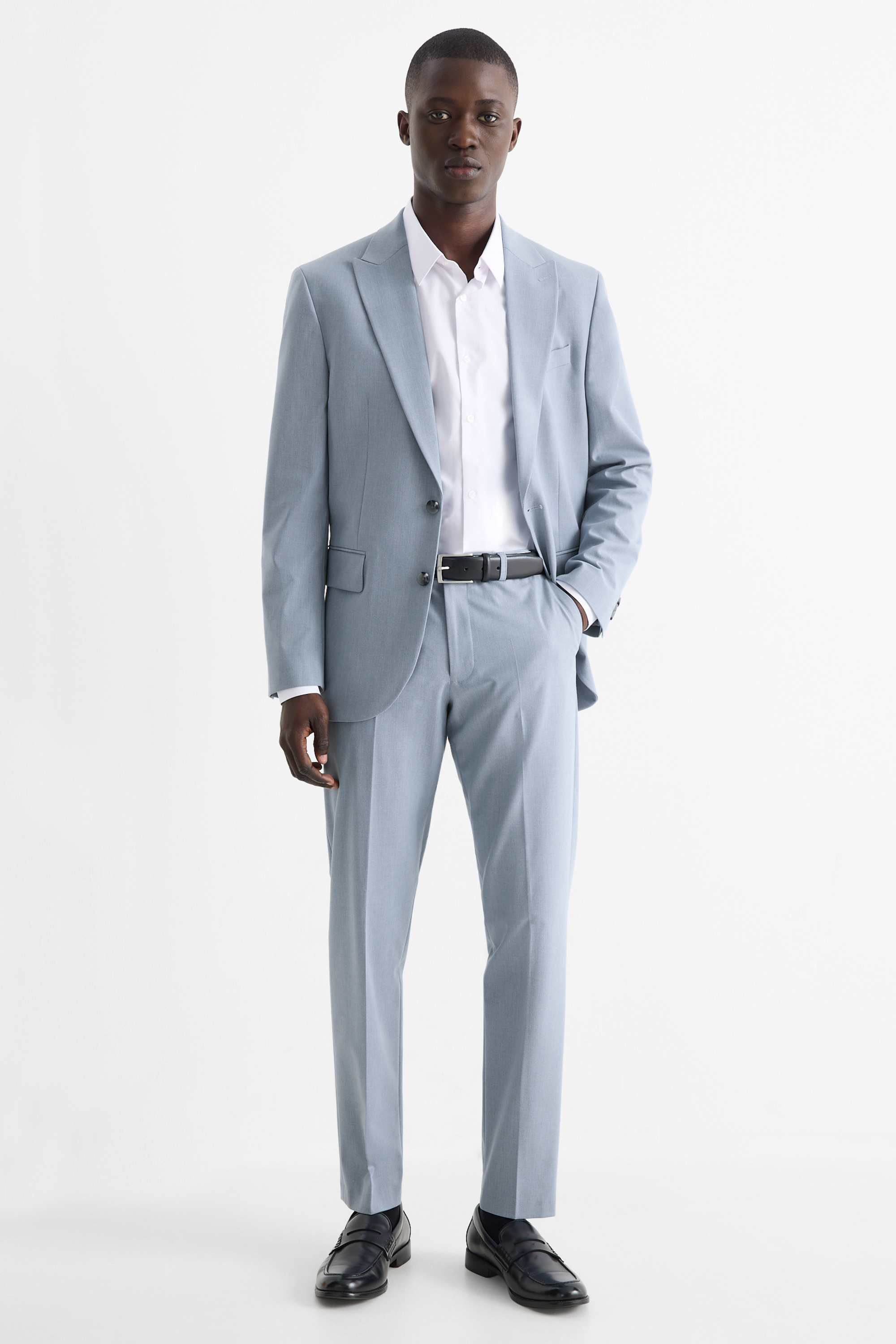 Mix & match tailored jacket - slim fit - Flex light blue