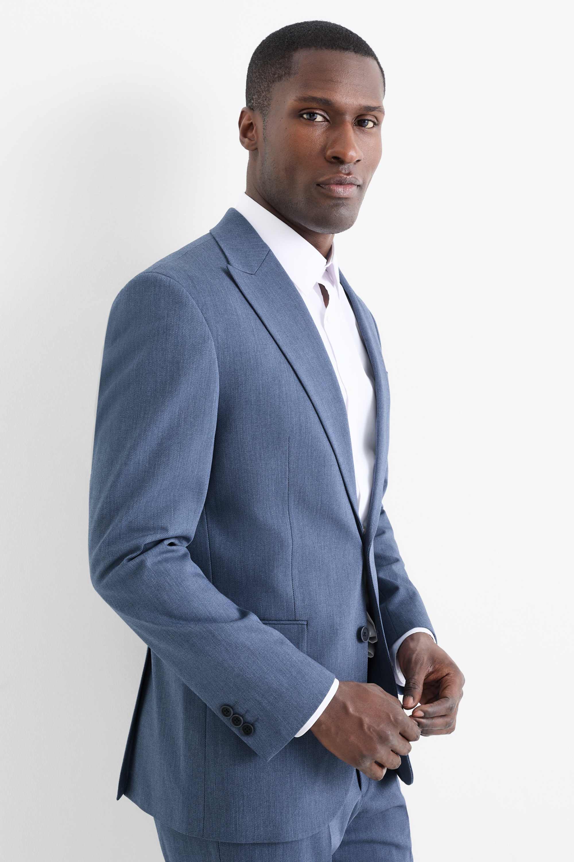 Mix & match tailored jacket - slim fit - Flex blue