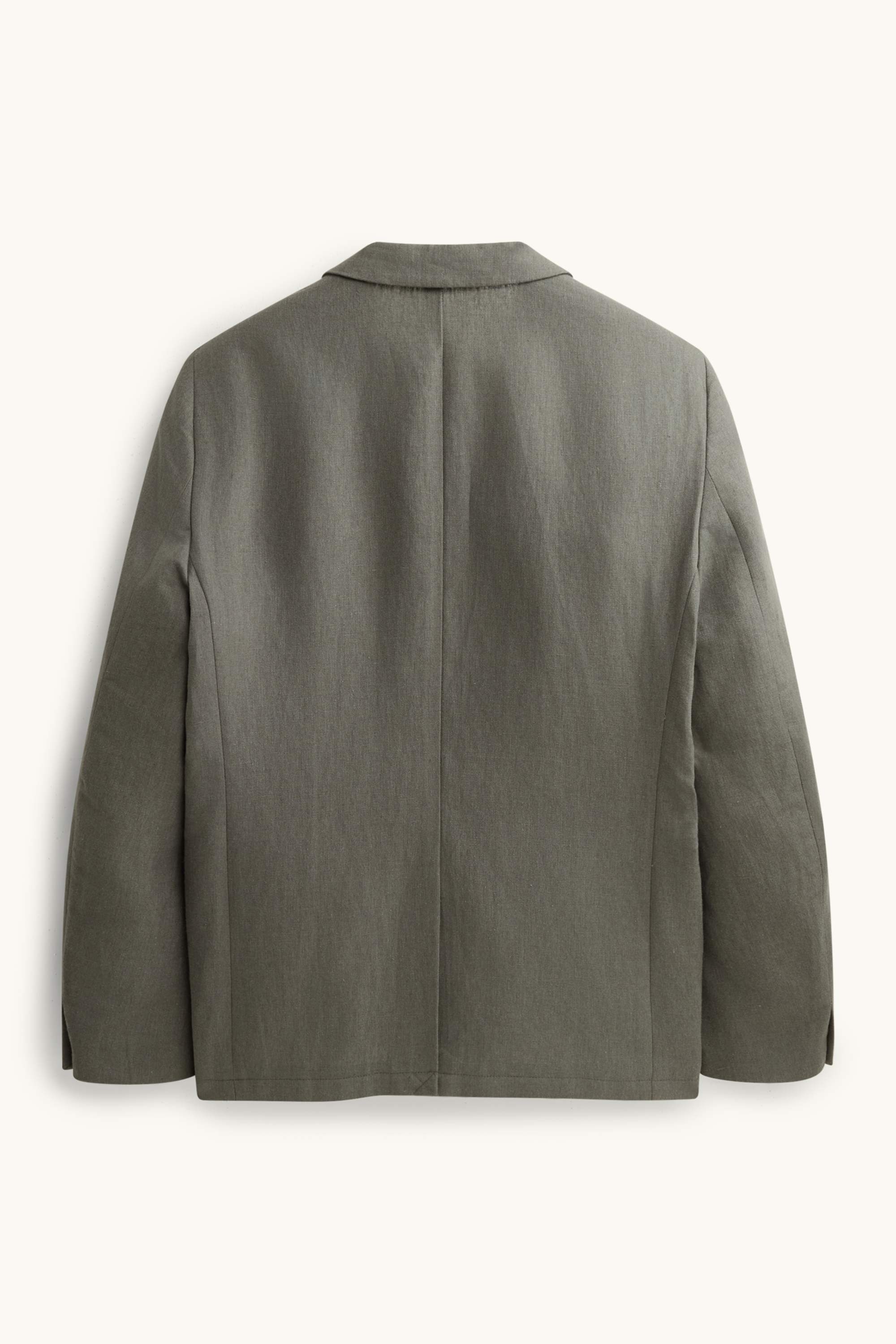 Mix & match tailored jacket - regular fit - linen blend gray