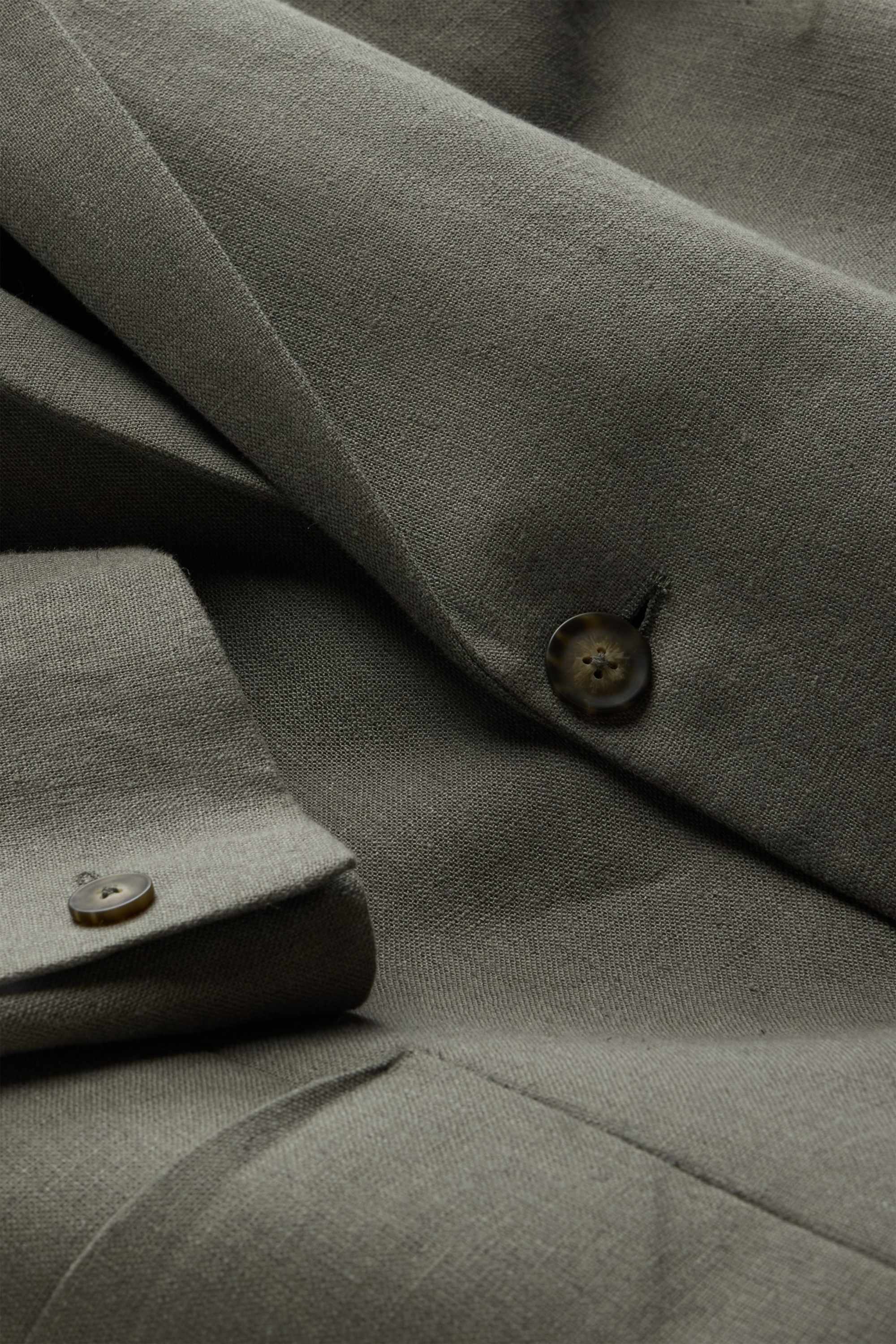 Mix & match tailored jacket - regular fit - linen blend gray