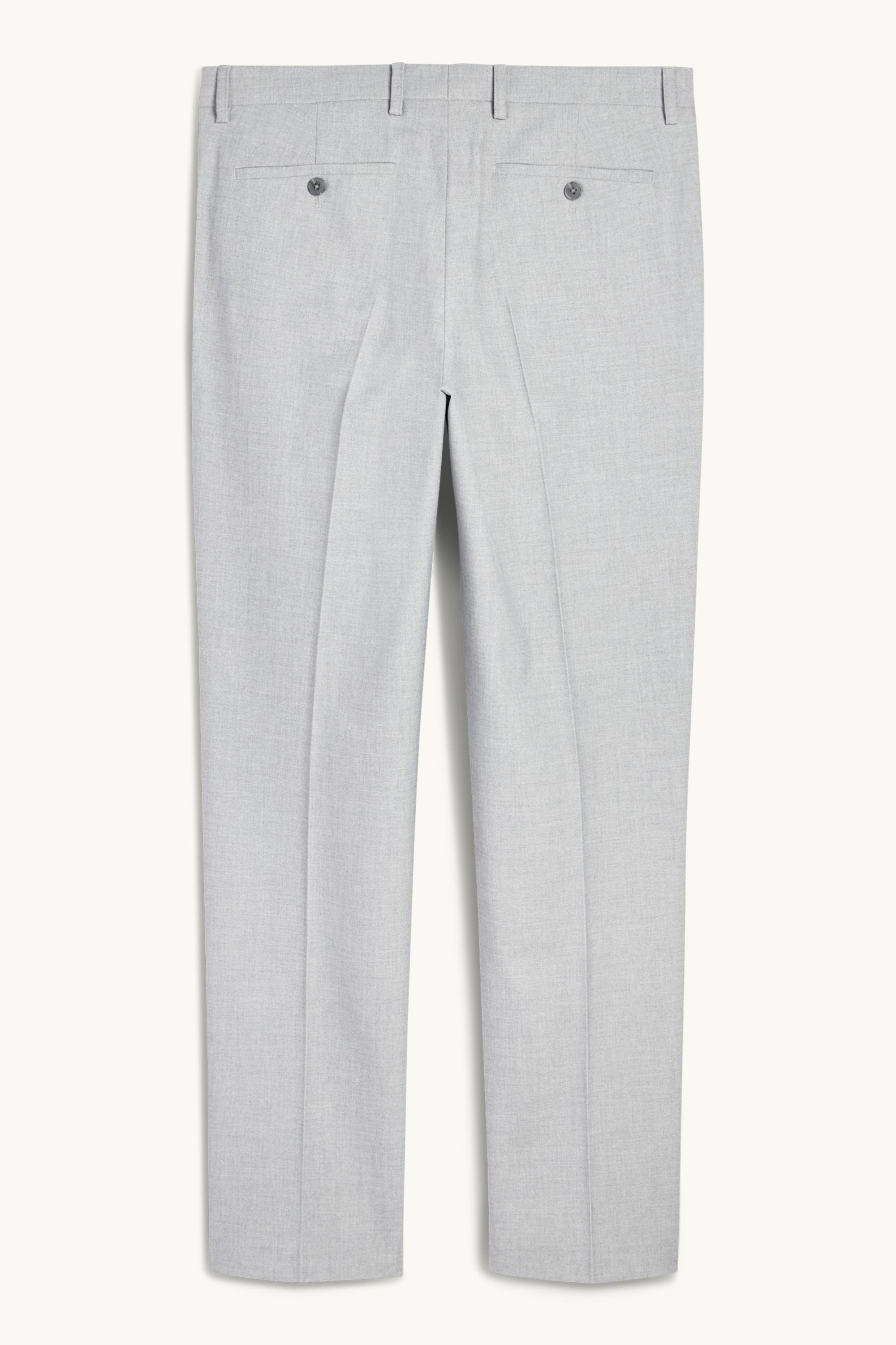 Mix & match suit trousers - regular fit - Flex light gray