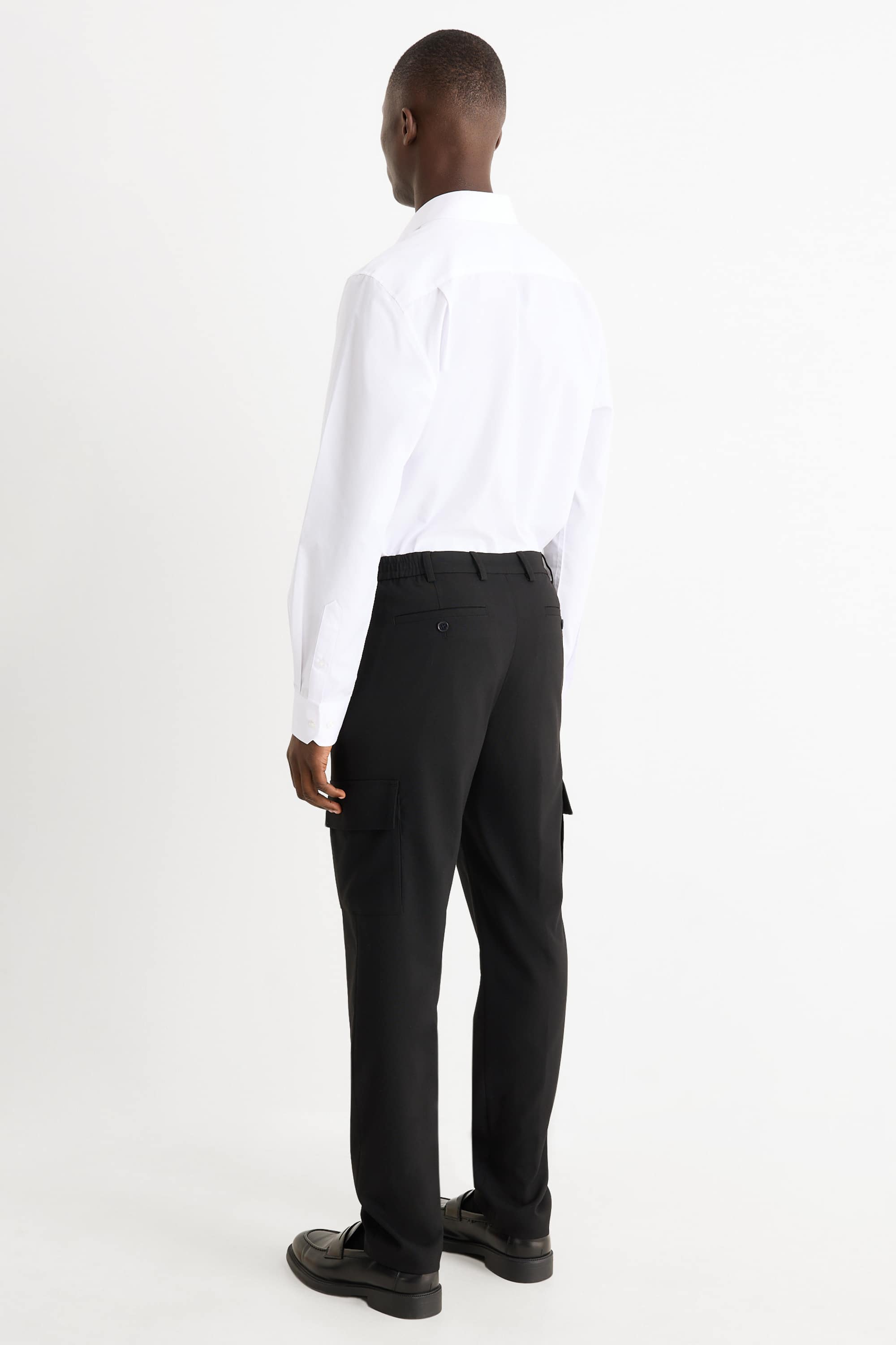 Mix & match suit trousers - regular fit - Flex black