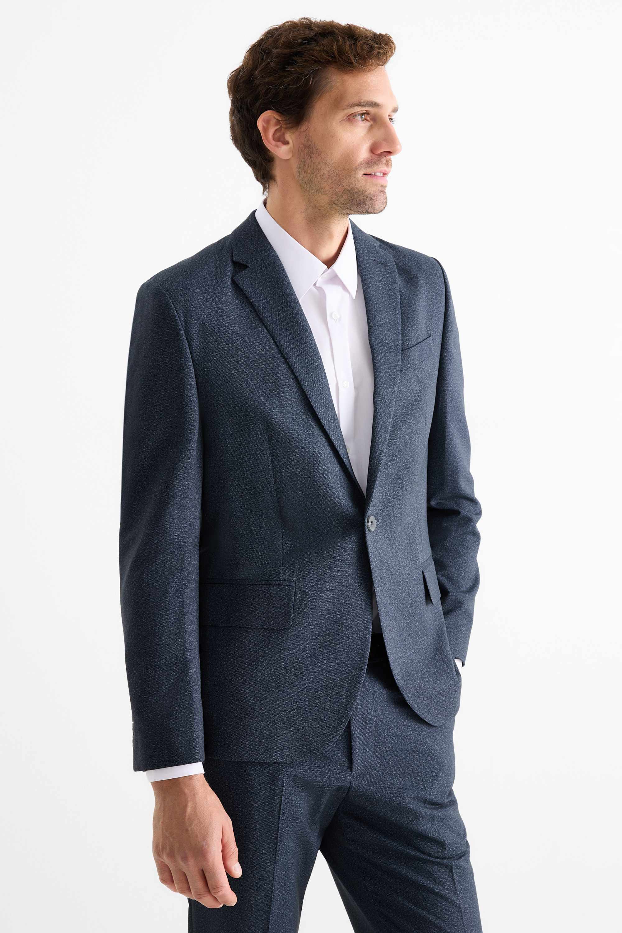 Mix & match tailored jacket - slim fit - Flex dark blue
