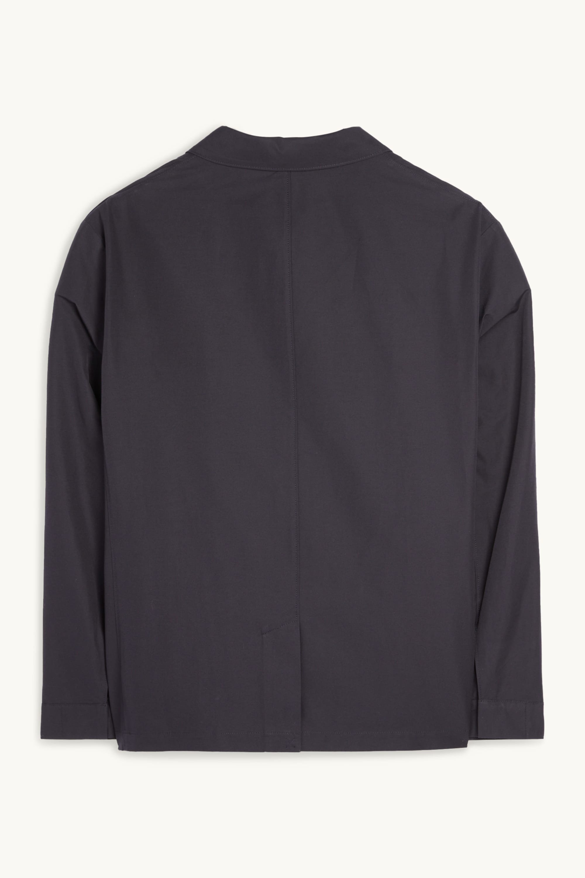 Shirt jacket - relaxed fit - kent collar black