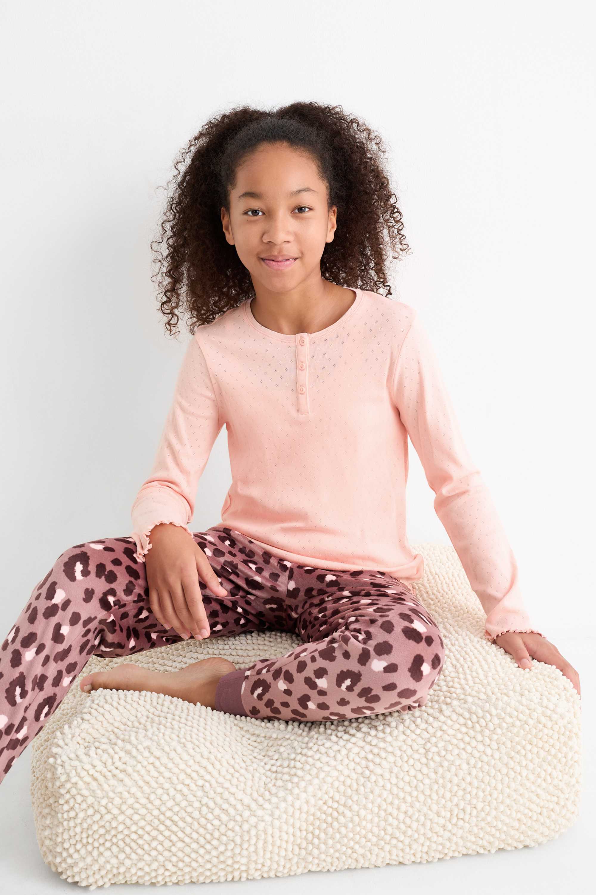 Multipack of 2 - pyjama top rose