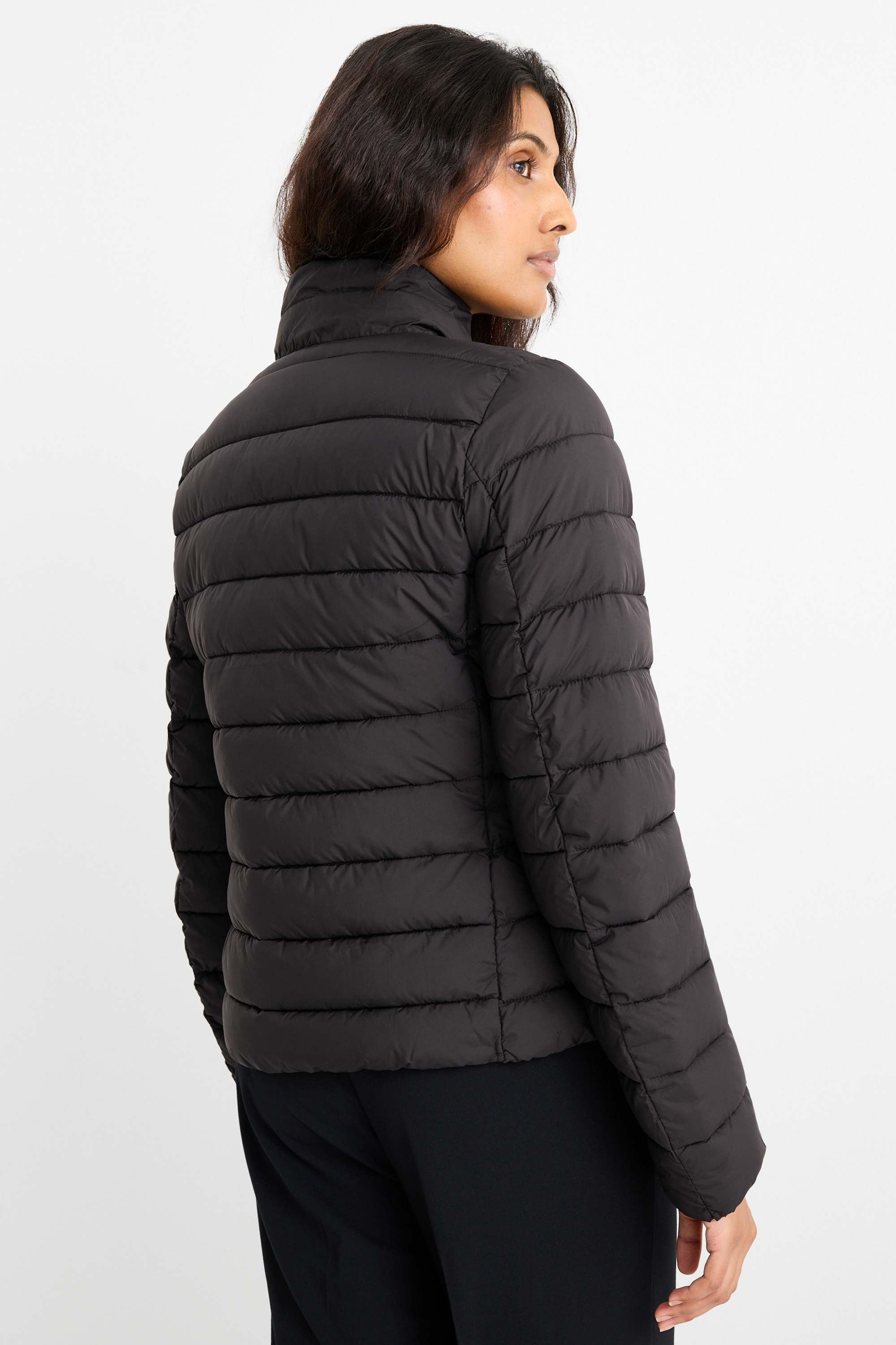Quilted jacket black