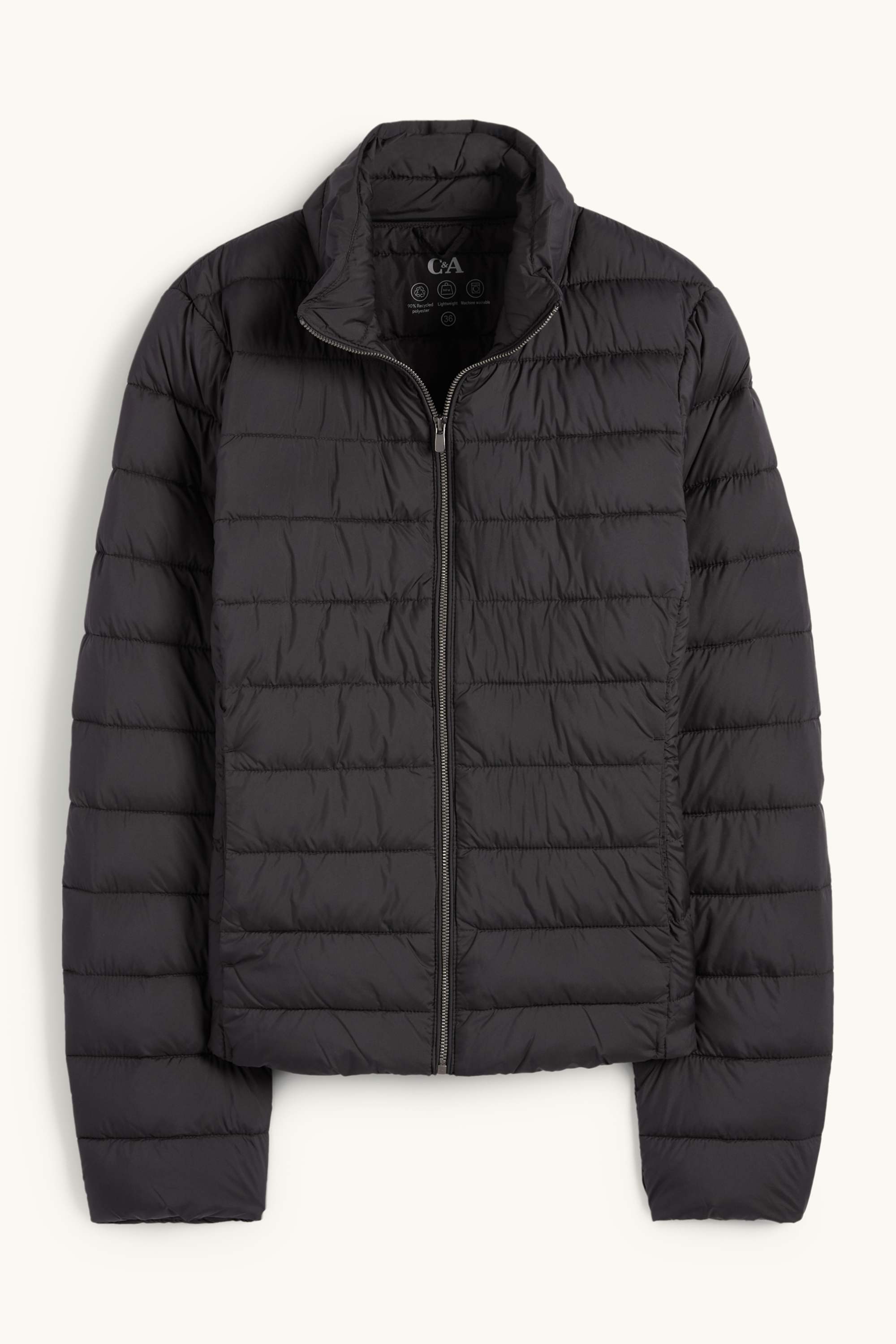 Quilted jacket black