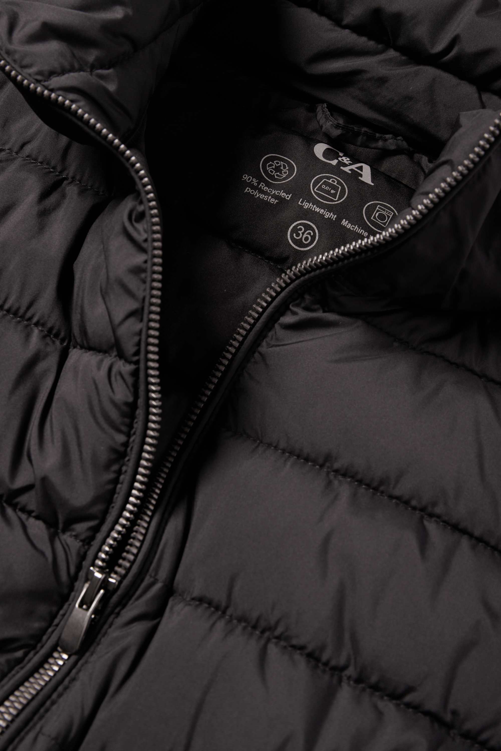 Quilted jacket black