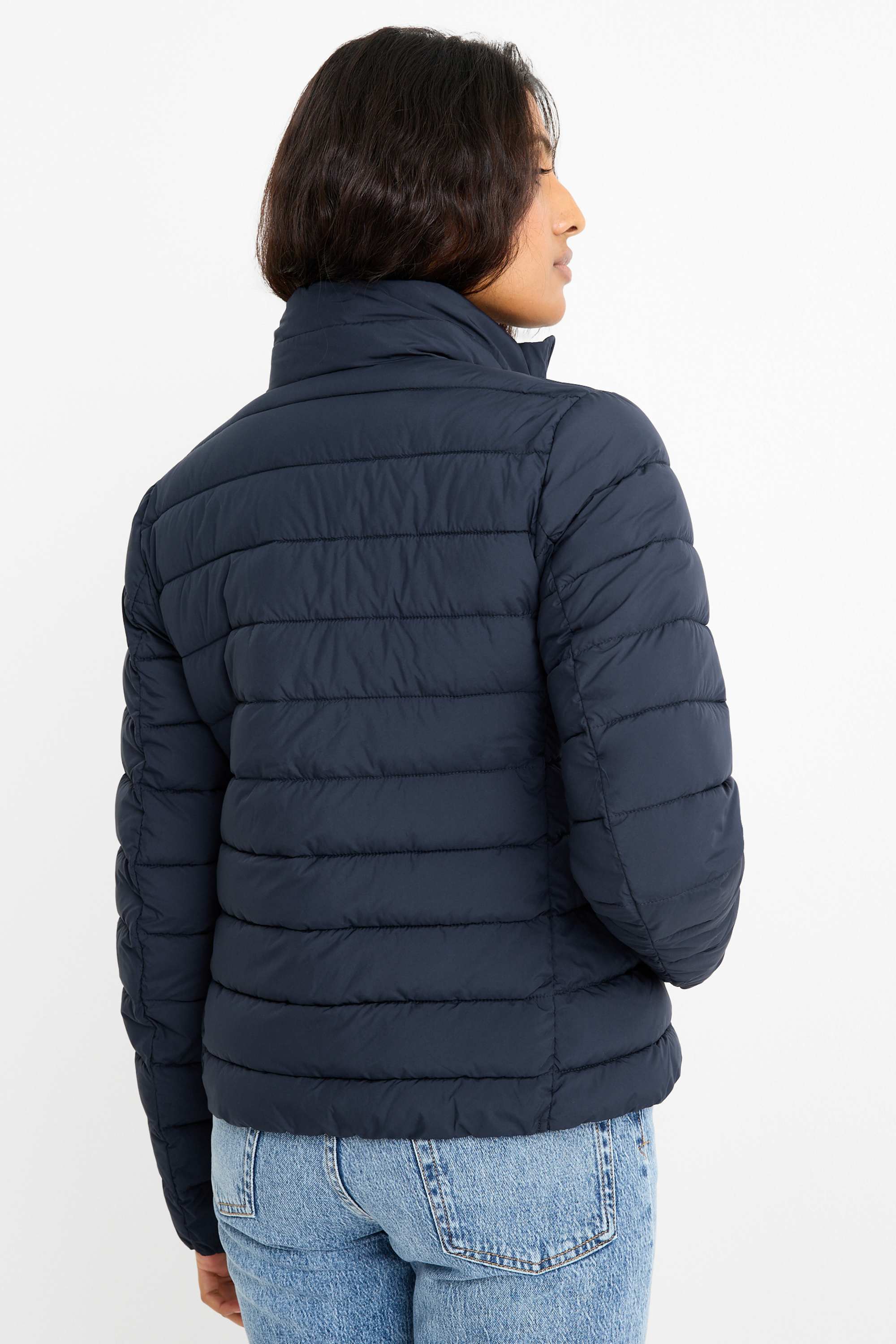 Quilted jacket dark blue