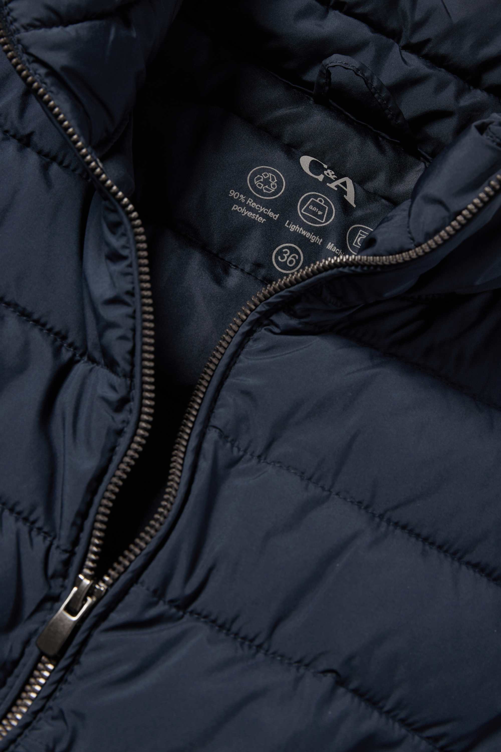 Quilted jacket dark blue
