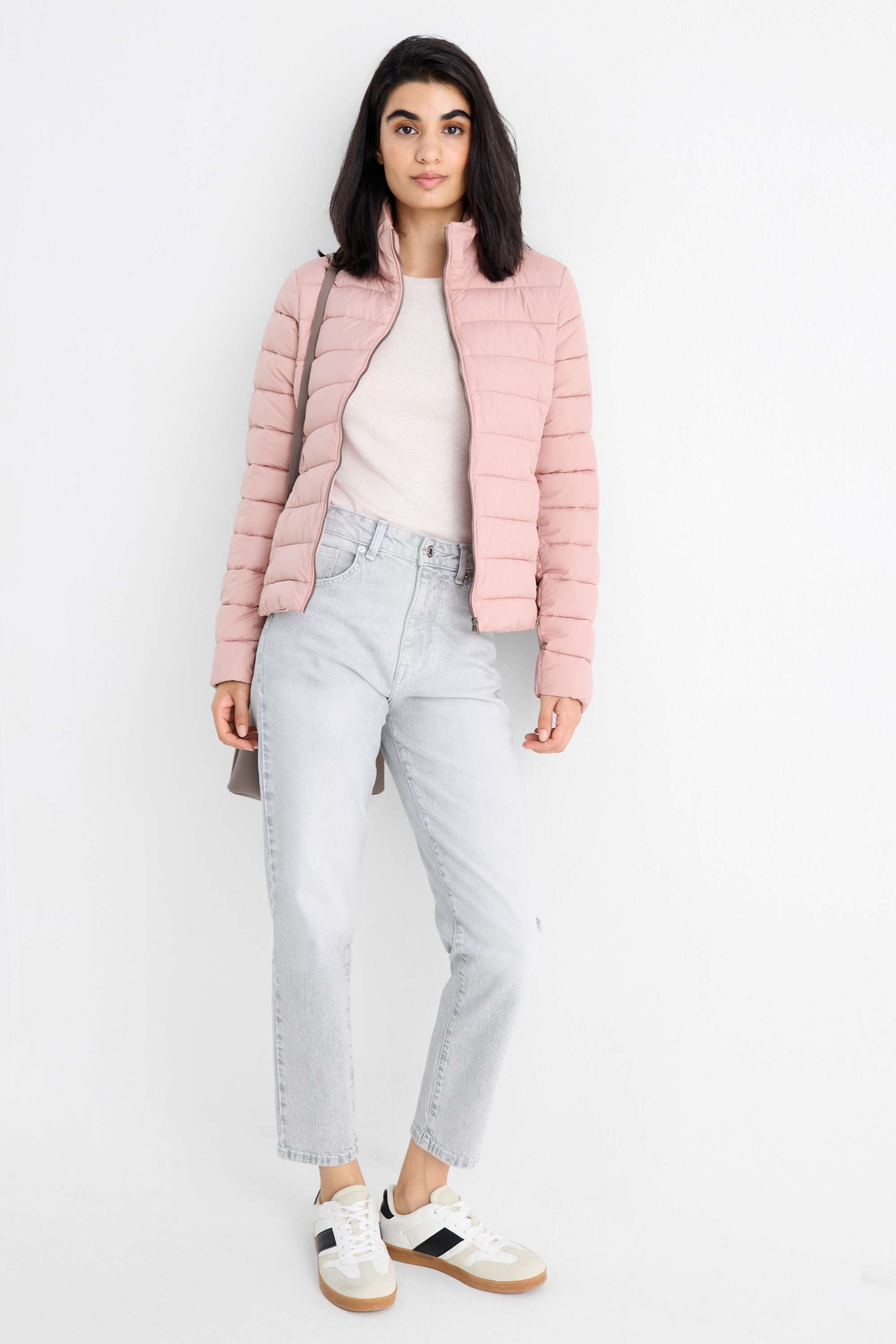 Quilted jacket rose