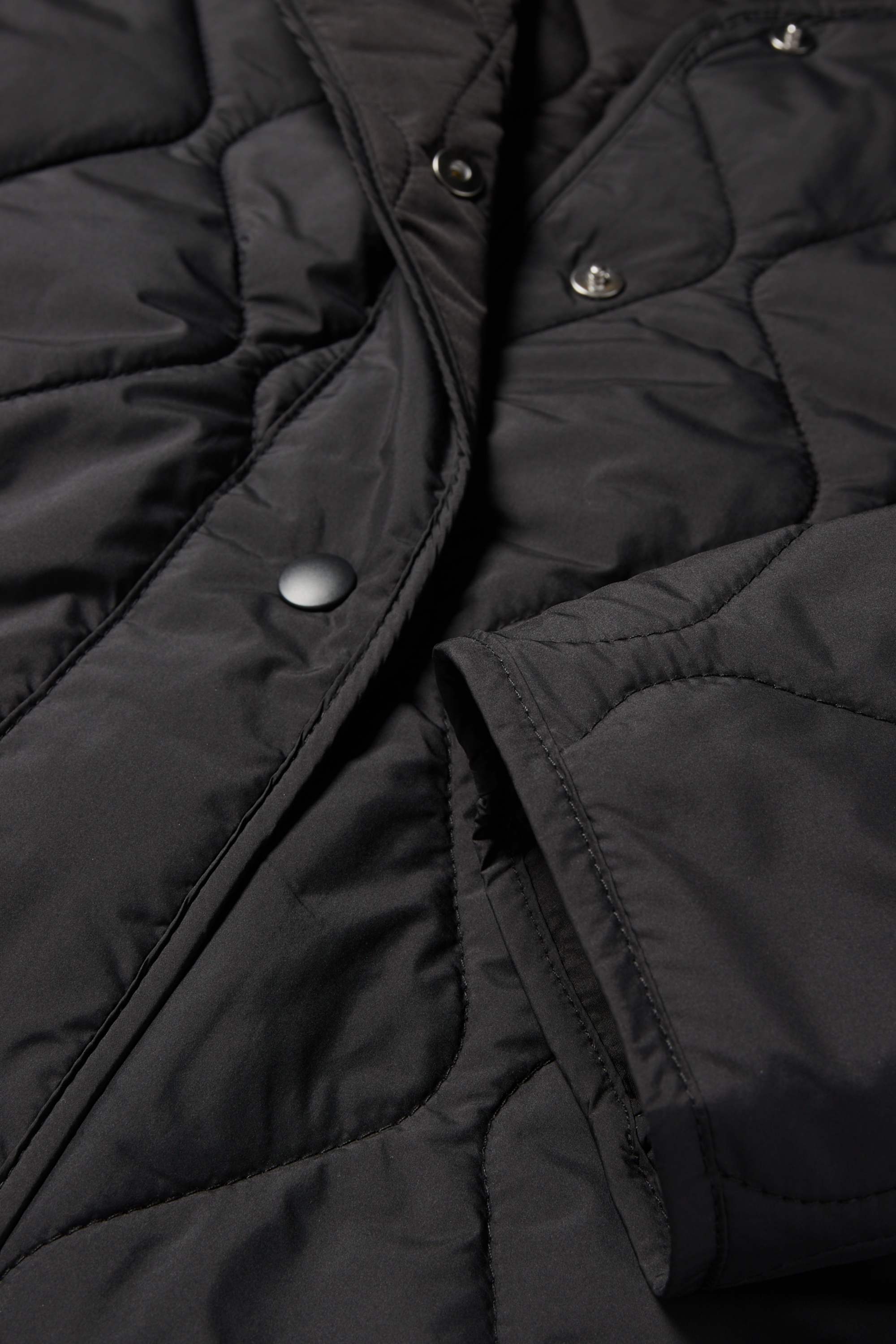 Quilted jacket black