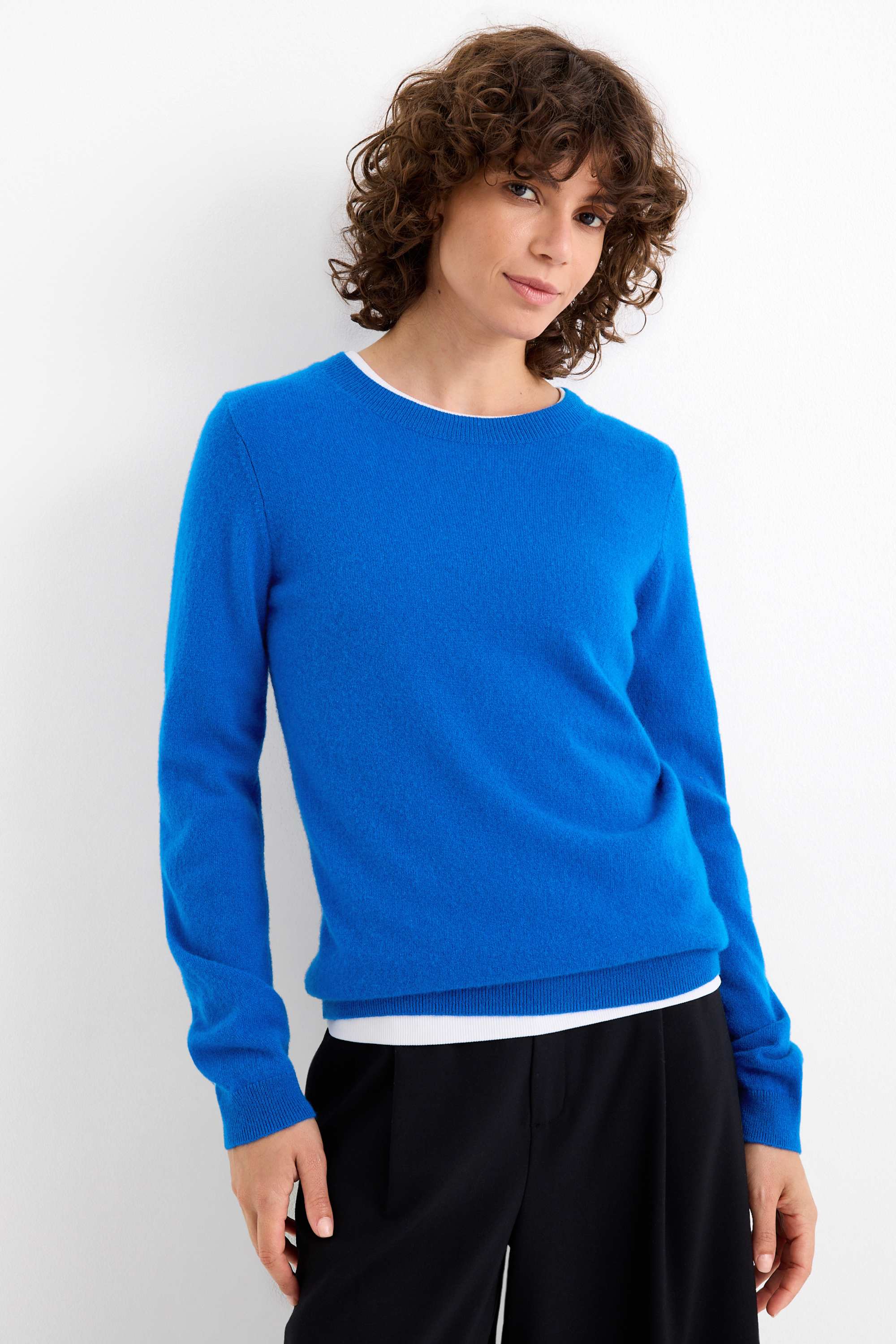 Cashmere jumper blue
