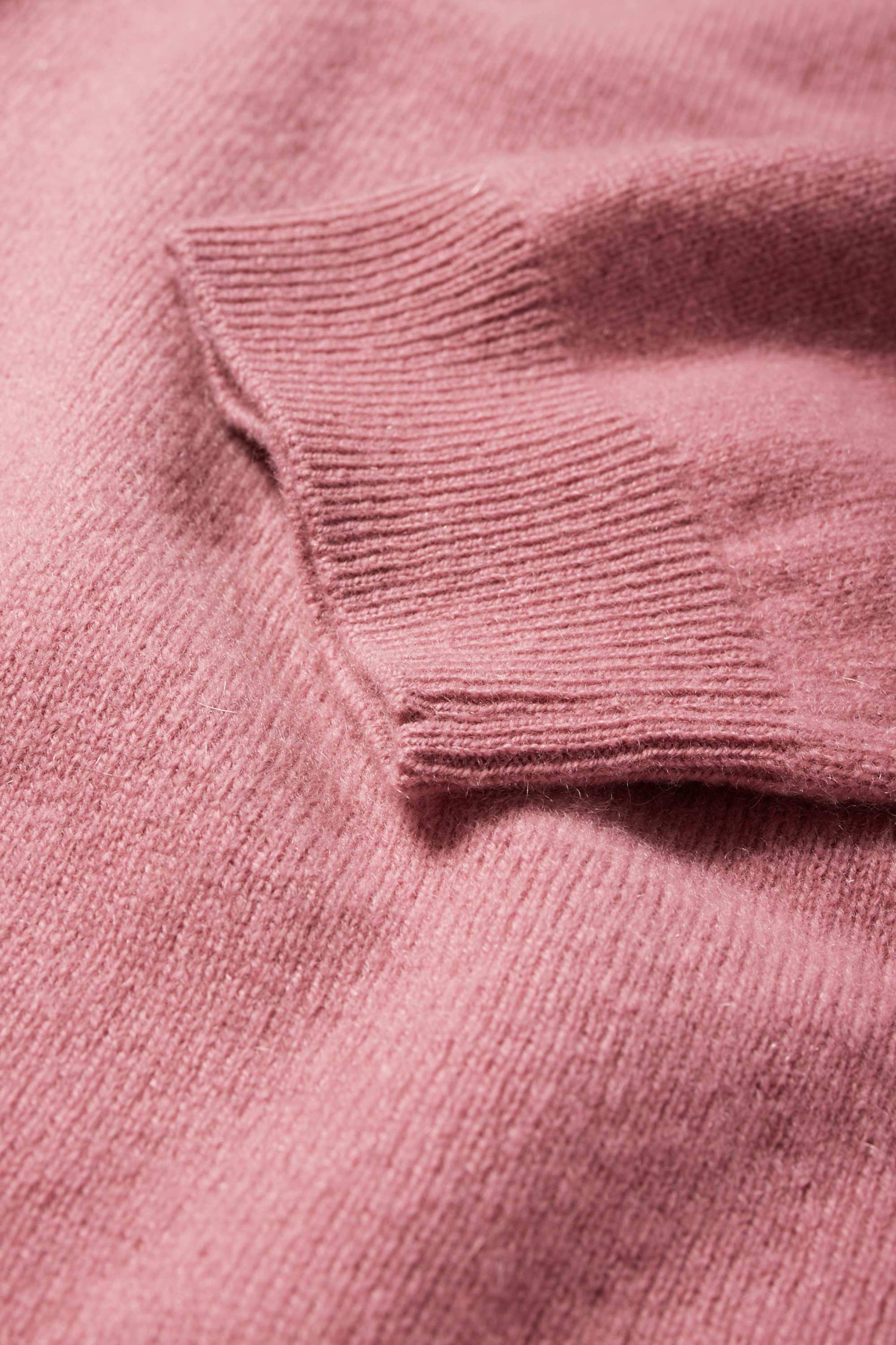 Cashmere jumper dark rose