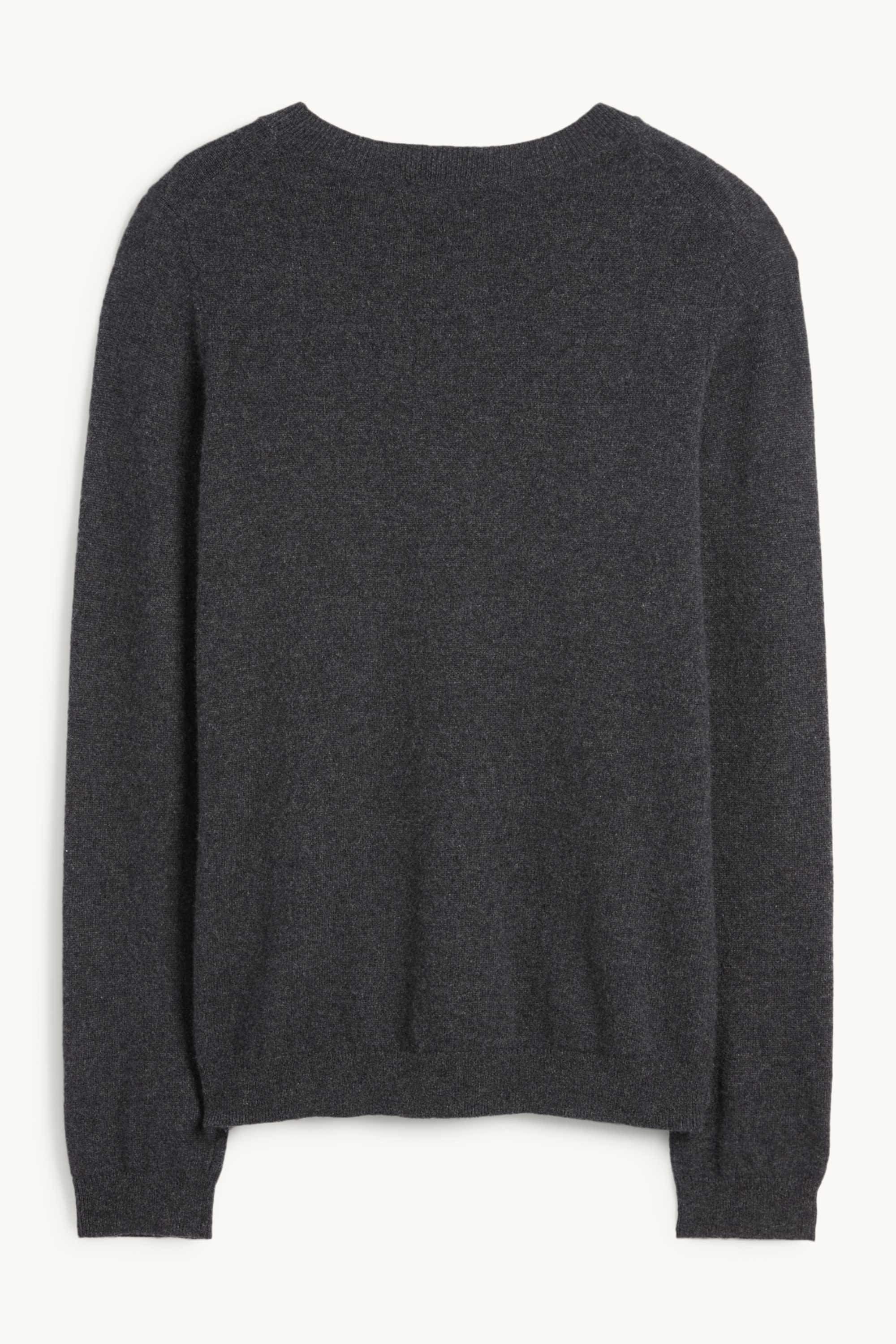 Cashmere jumper dark gray