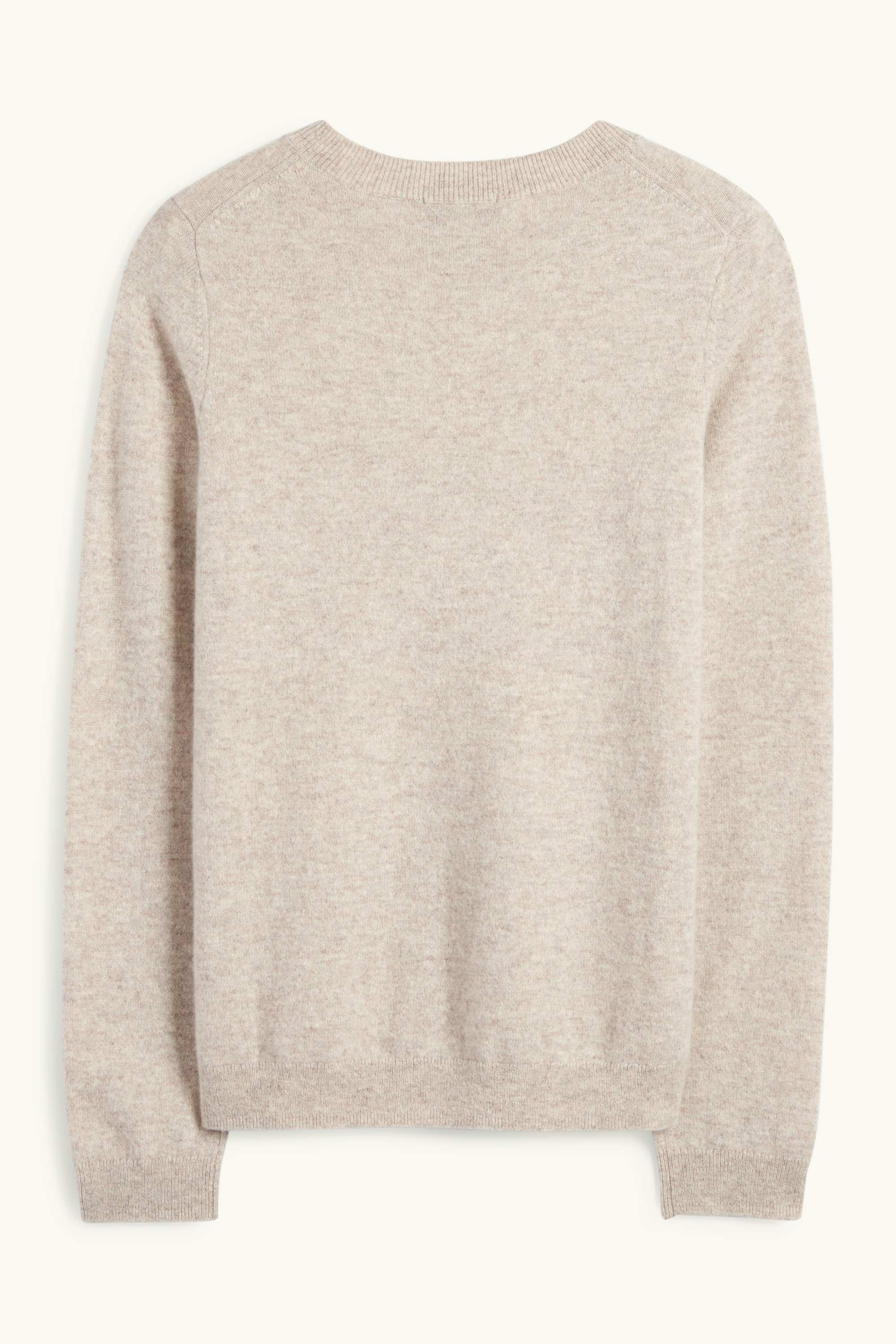 Cashmere jumper light beige