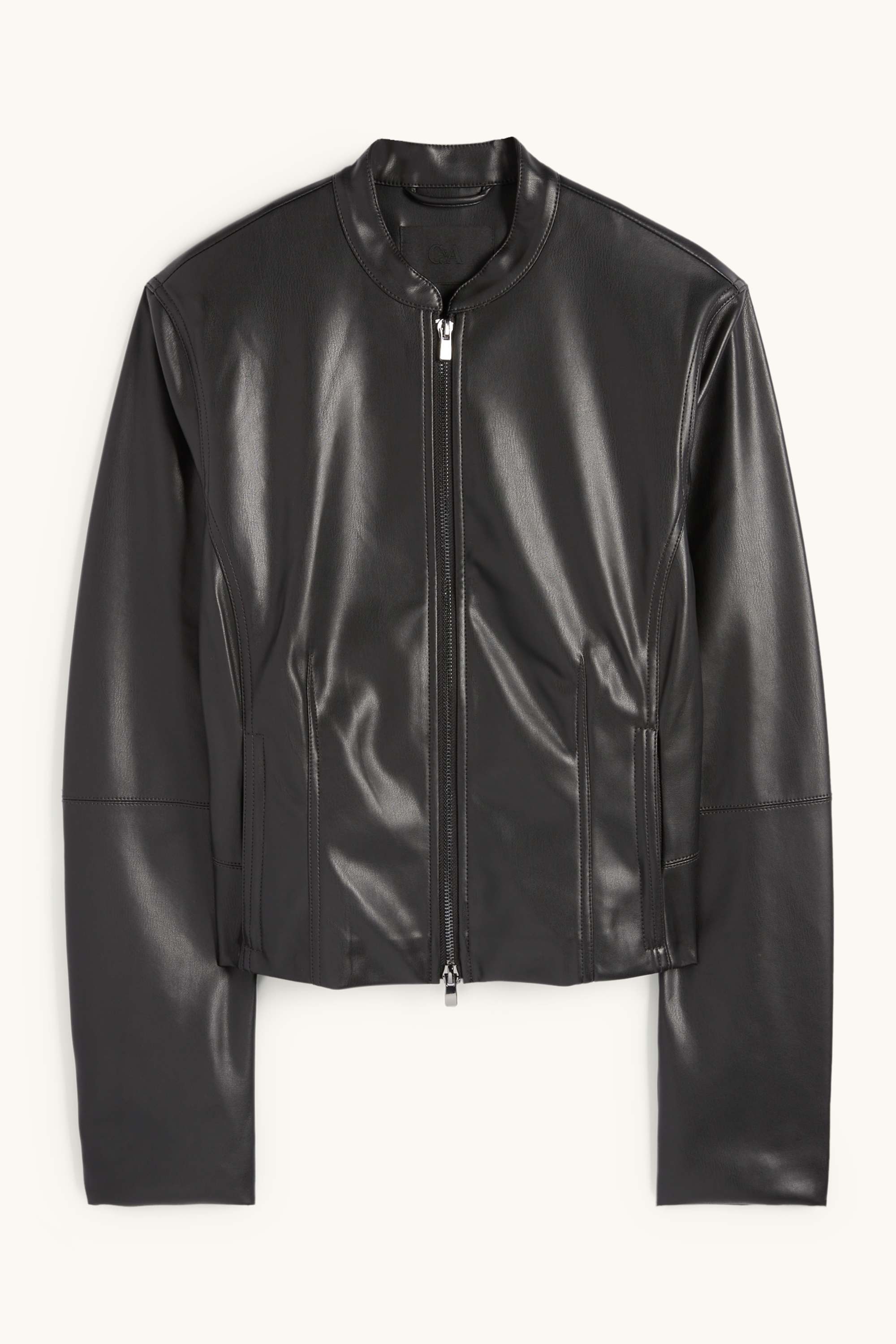 Jacket - faux leather black