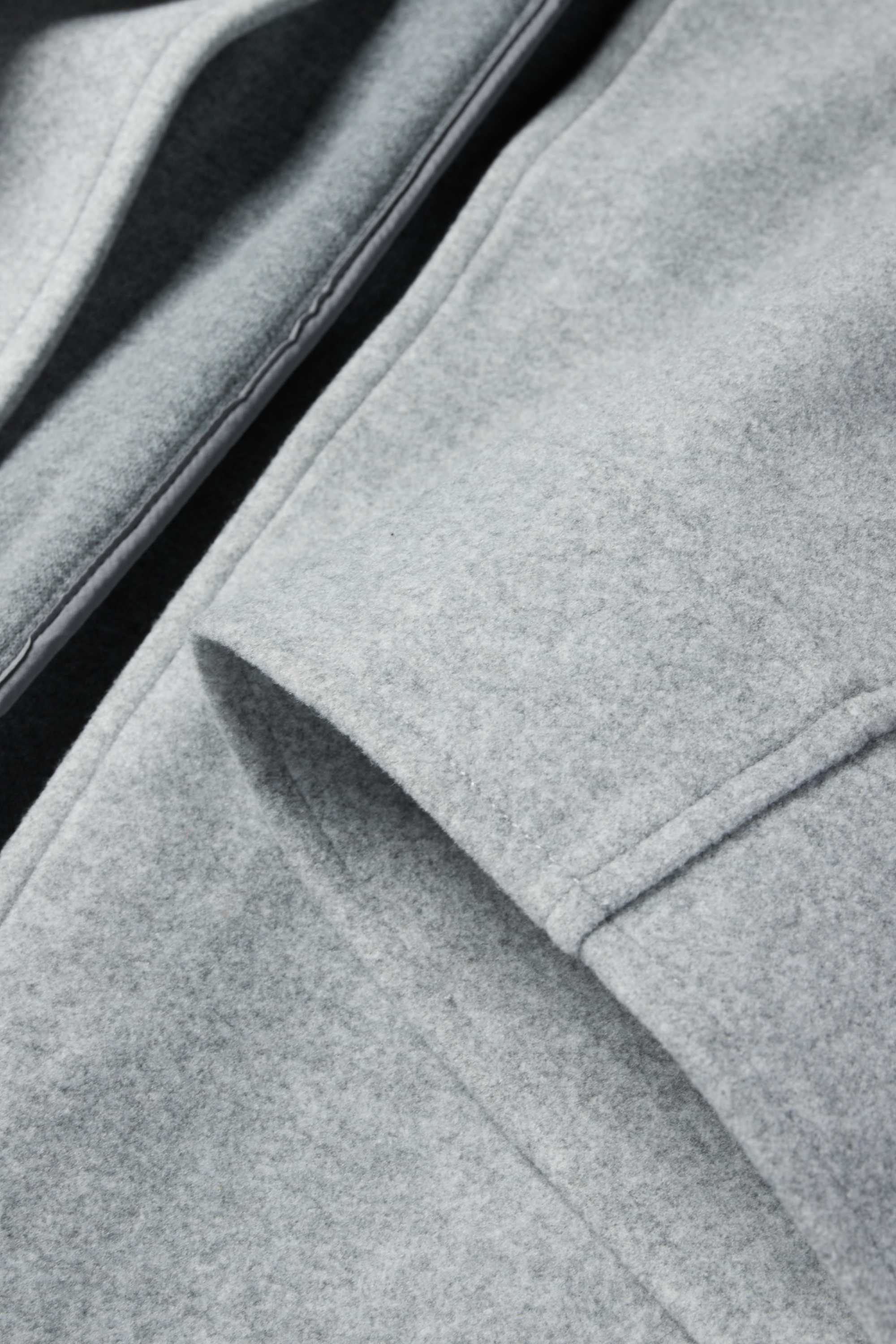 Set - coat and scarf - 2 piece light gray