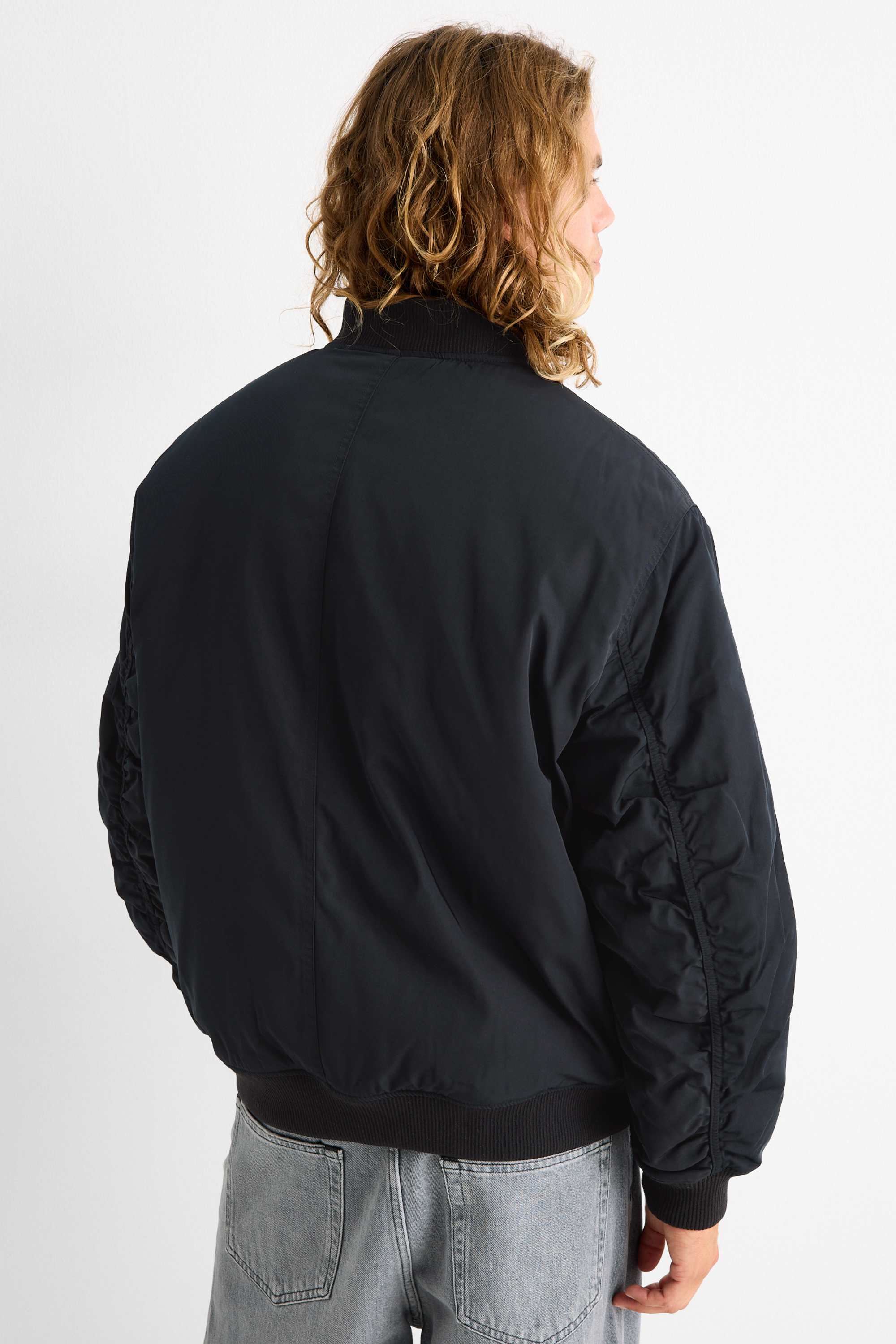 Bomber jacket - lined black