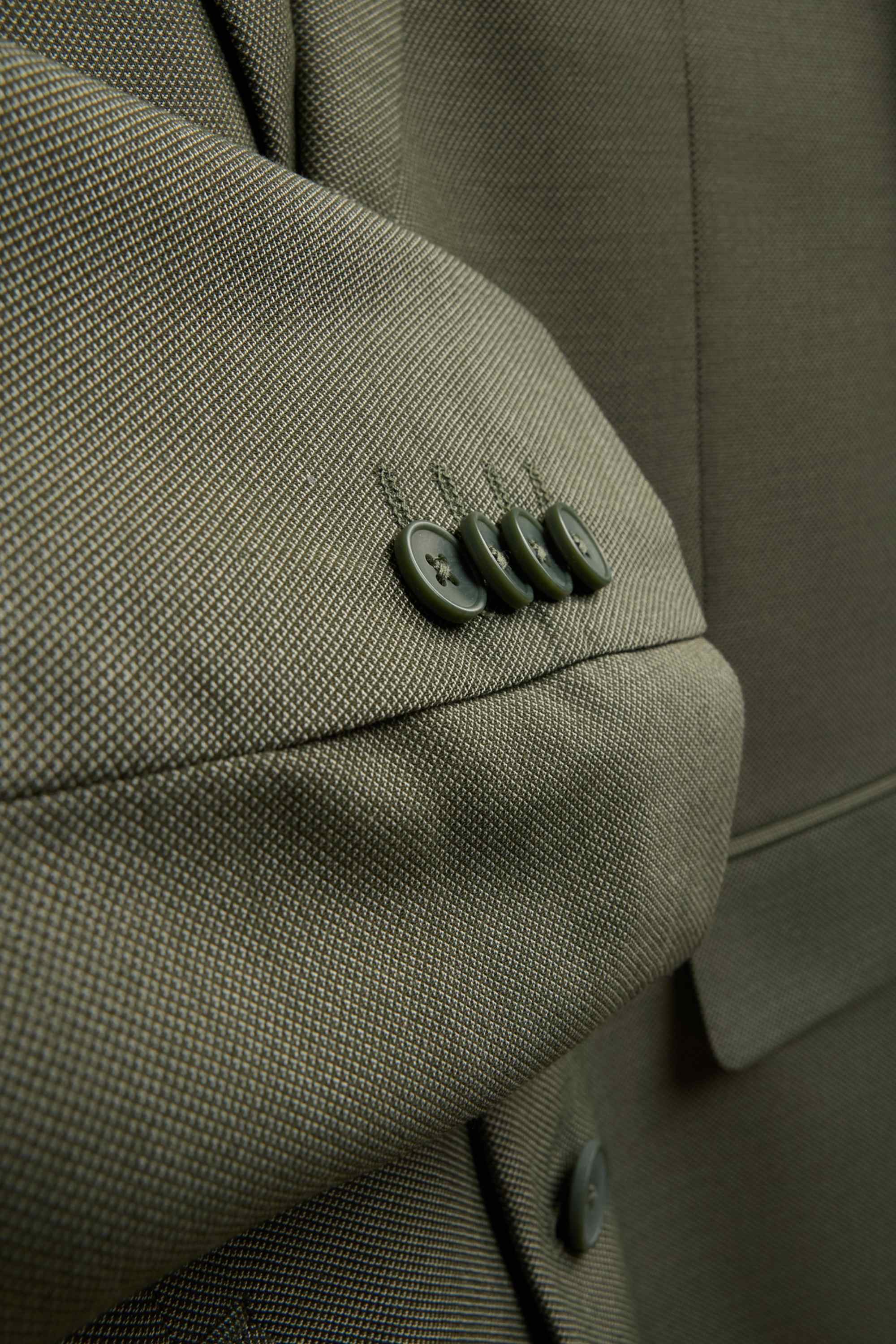 Suit with tie - slim fit - 4 piece green