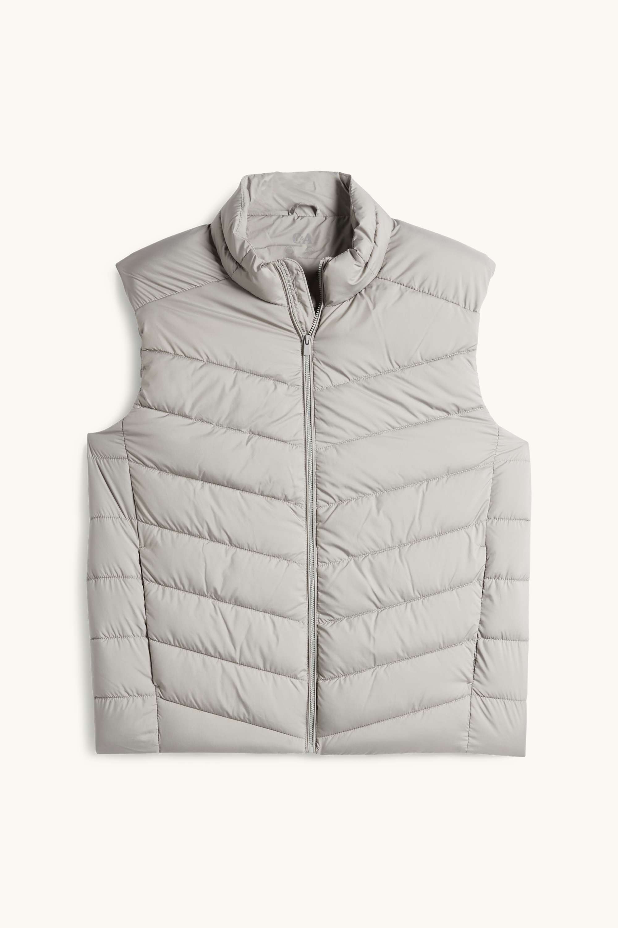 Quilted gilet gray