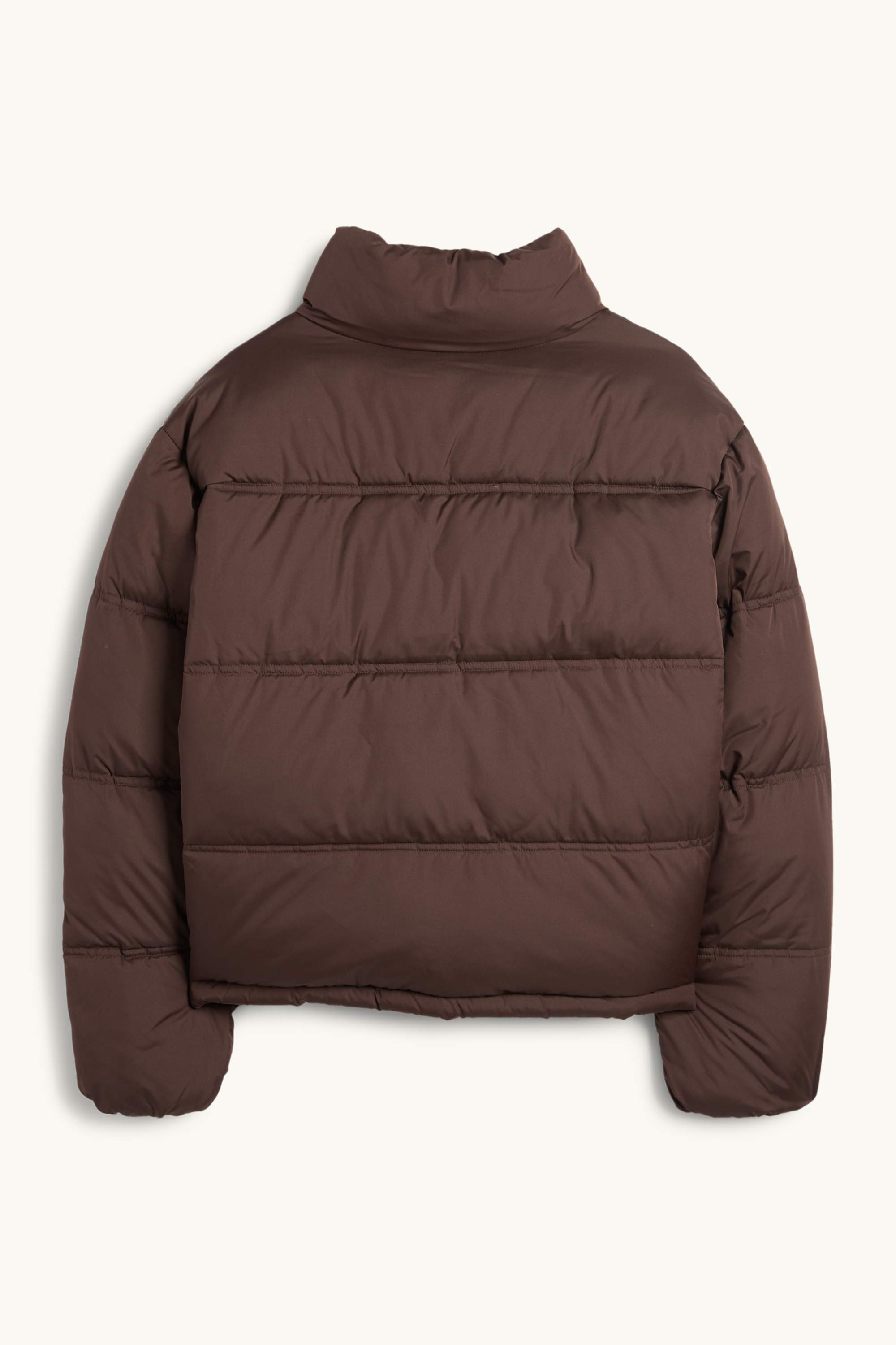 Quilted jacket dark brown