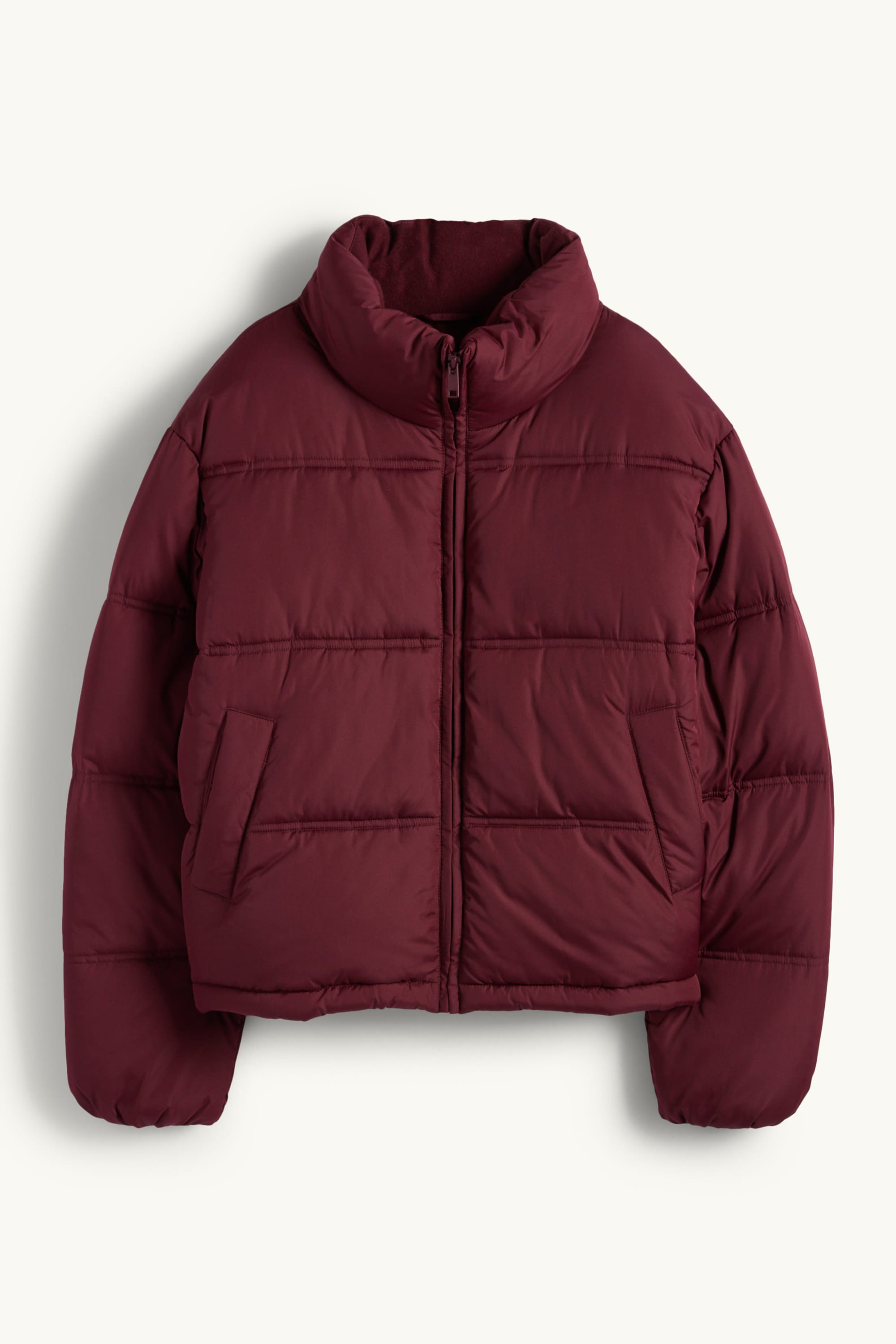 Quilted jacket bordeaux