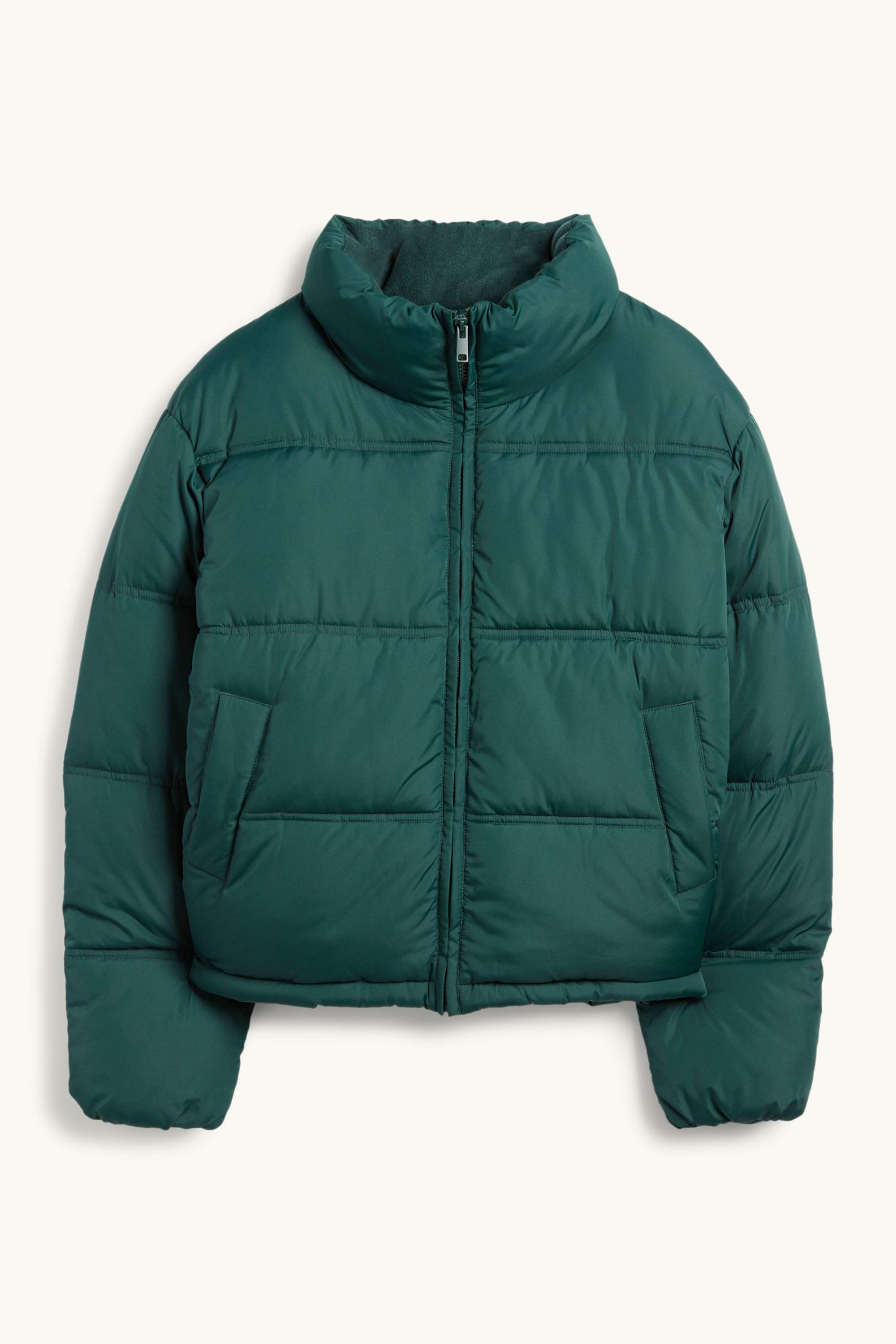 Quilted jacket dark green