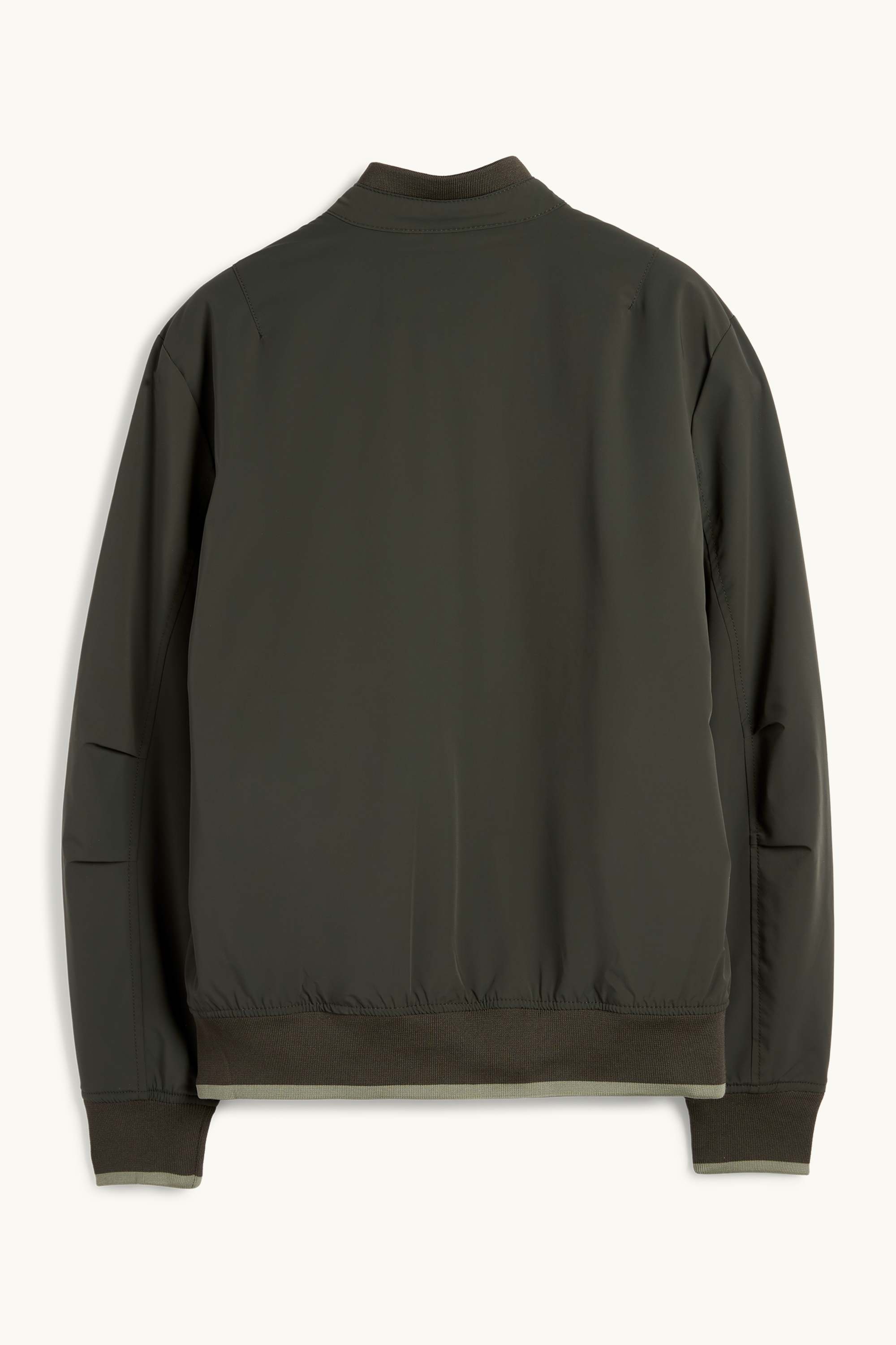 Bomber jacket - lined - water-repellent dark green