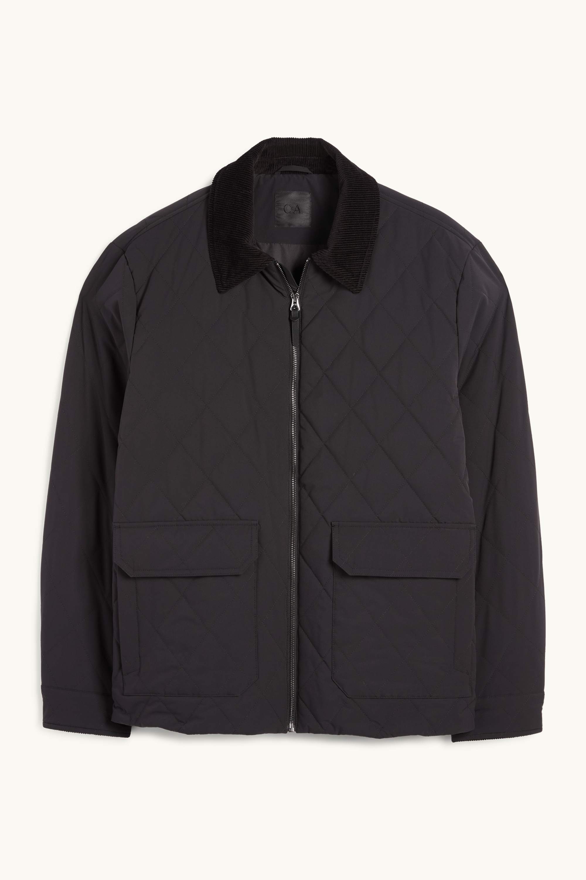 Quilted jacket black