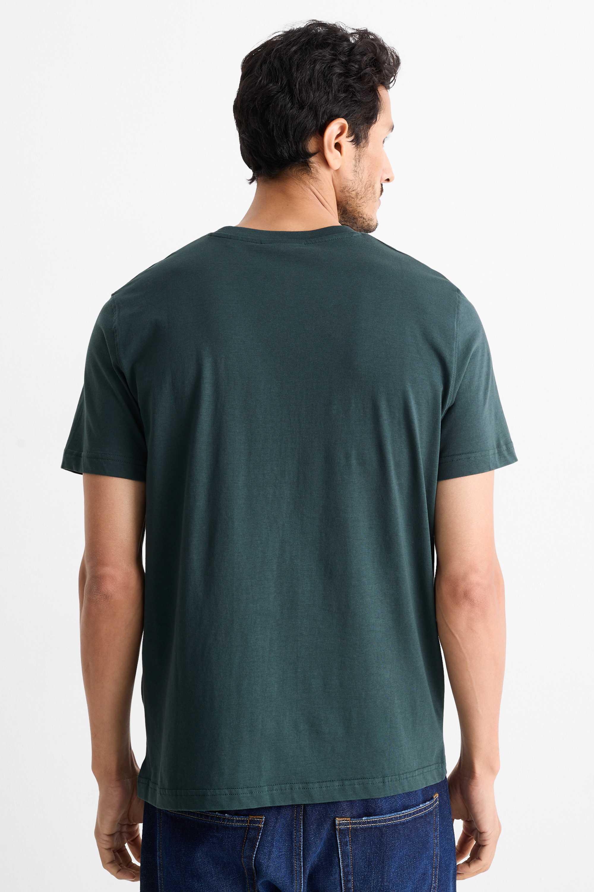 T-shirt - regular fit dark green