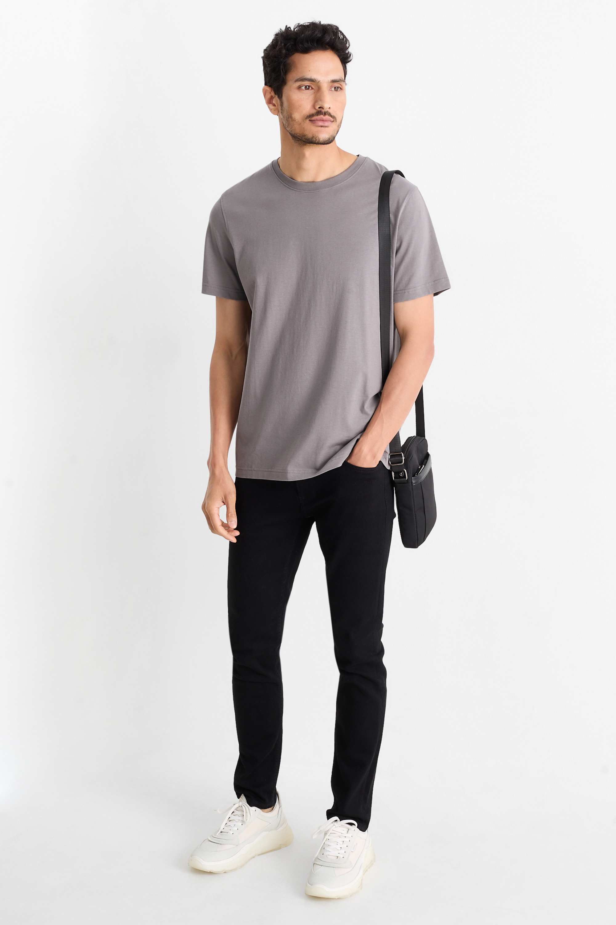 T-shirt - regular fit gray