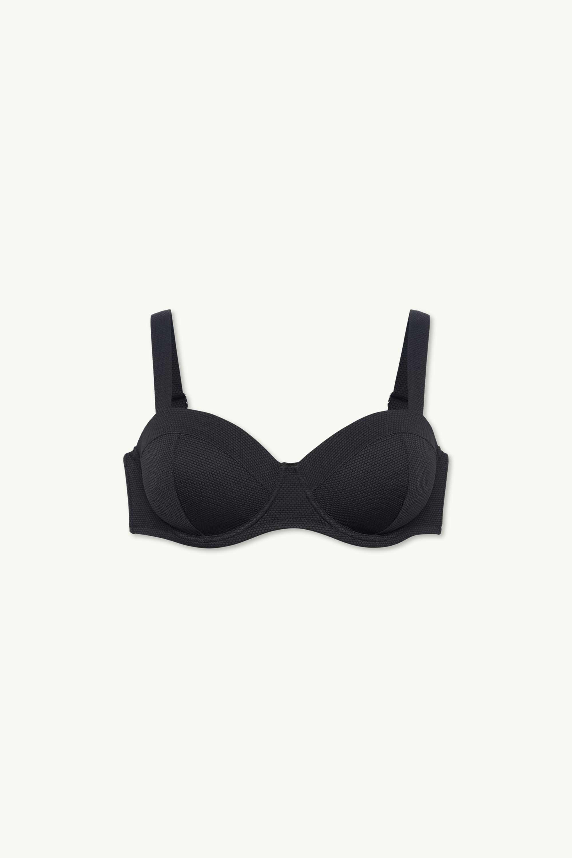 Underwire bikini top - padded - LYCRA® XTRA LIFE™ black