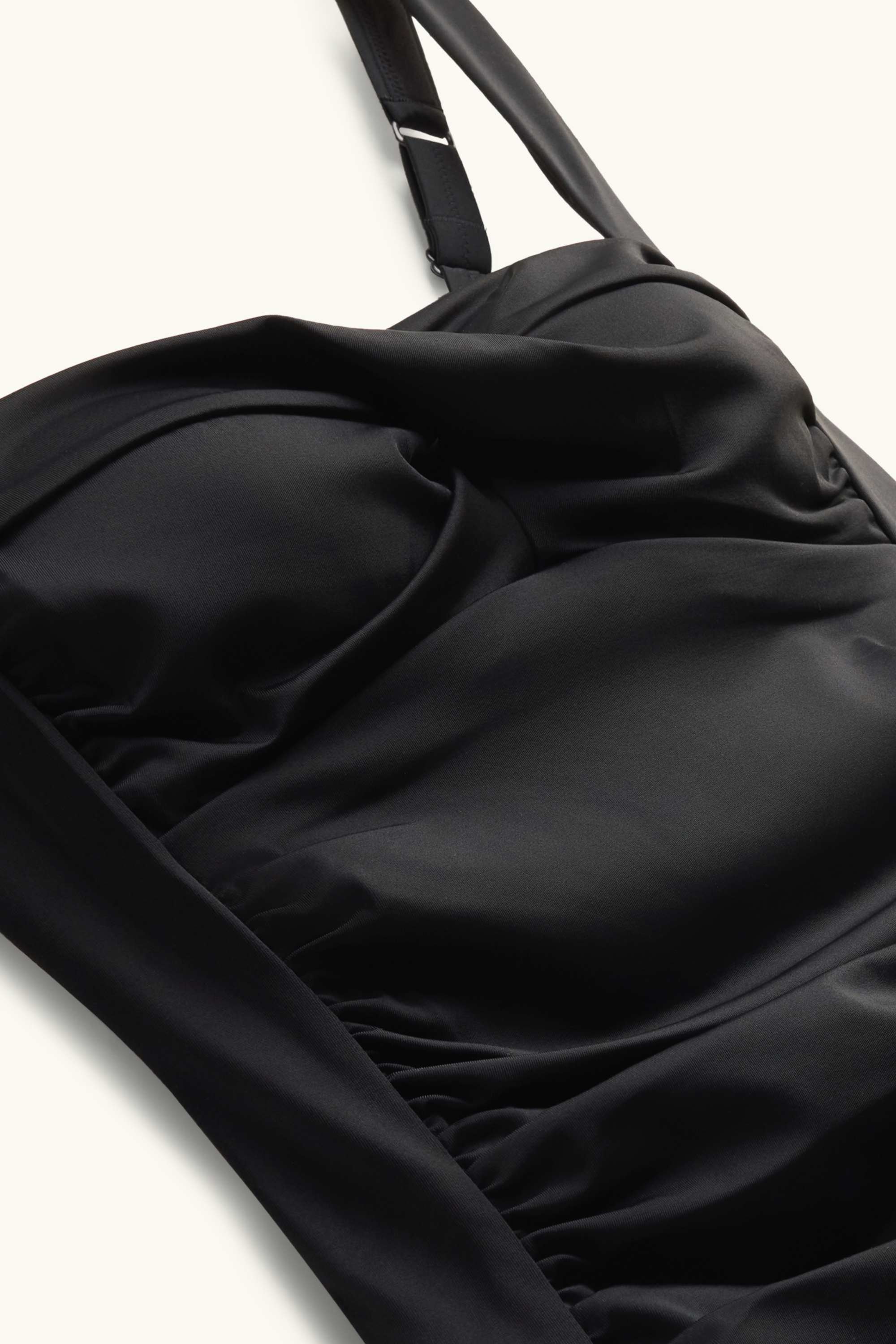 Swimsuit with gathers - padded - LYCRA® XTRA LIFE™ black (2)