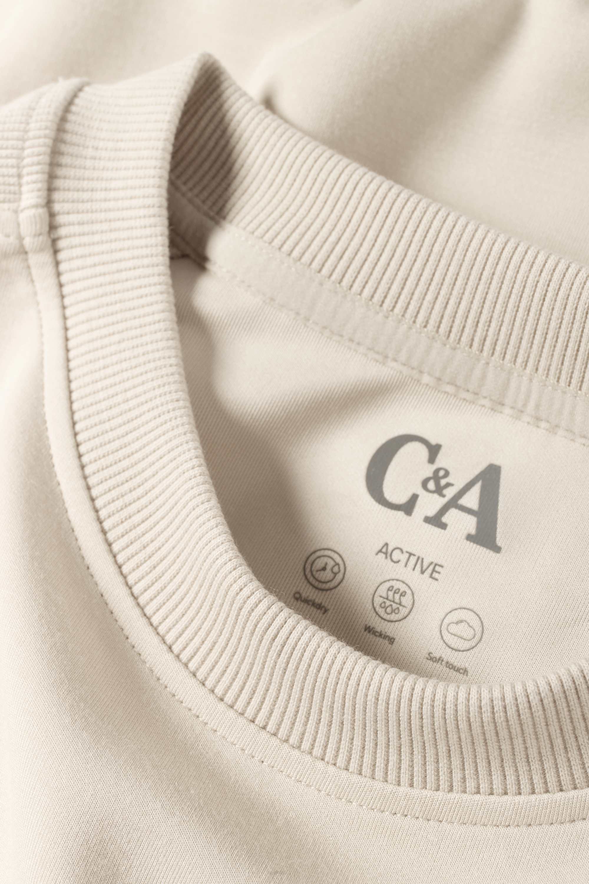 Active sweatshirt - yoga light beige
